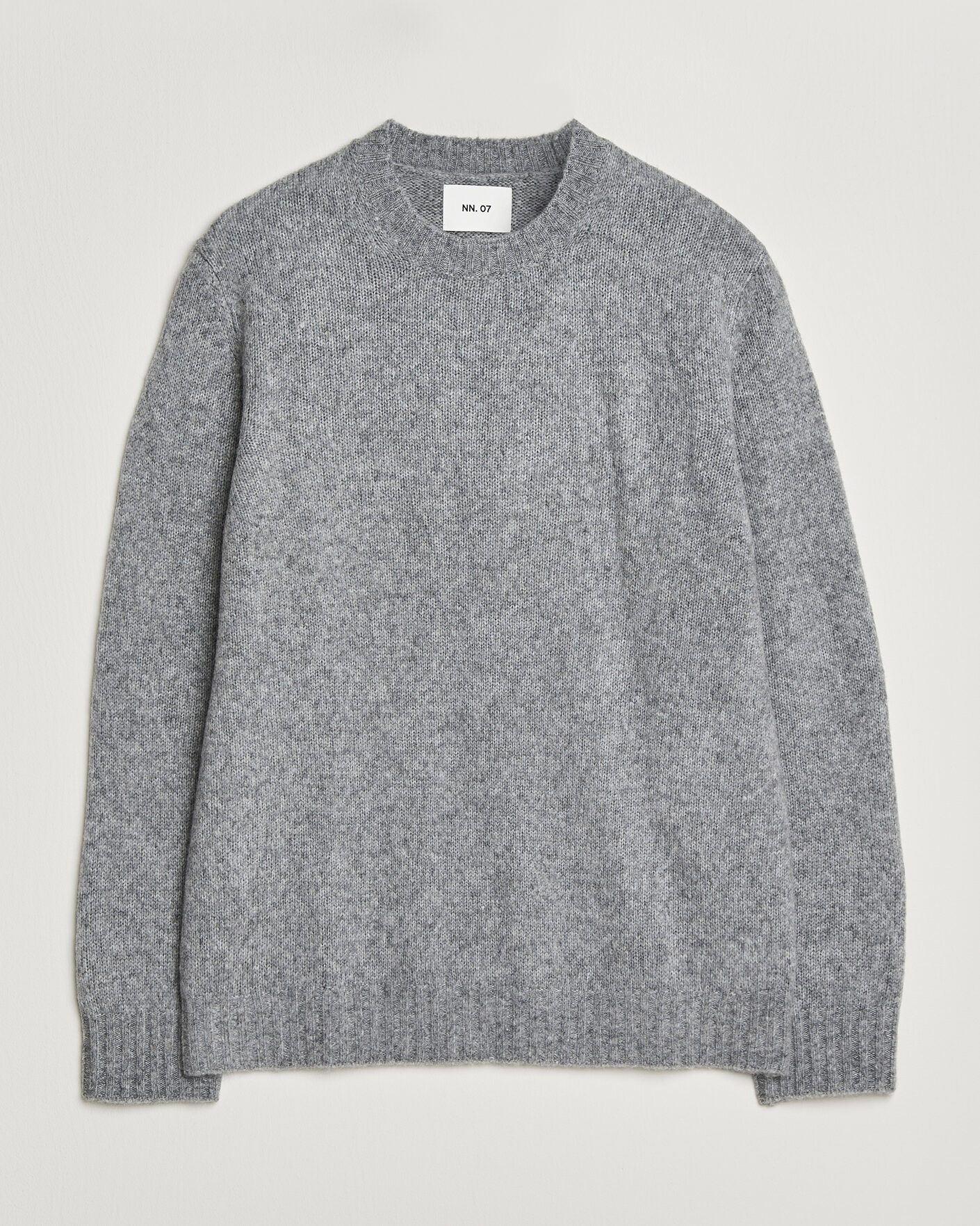Uomini | Maglieria | NN07 | Lee Wool Knitted Sweater Grey Melange