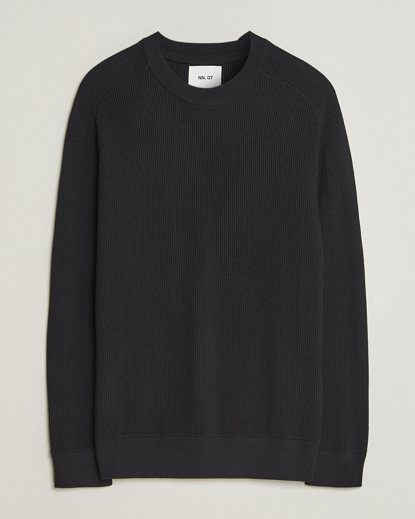 Uomini | Maglieria | NN07 | Kevin Cotton Knitted Sweater Black