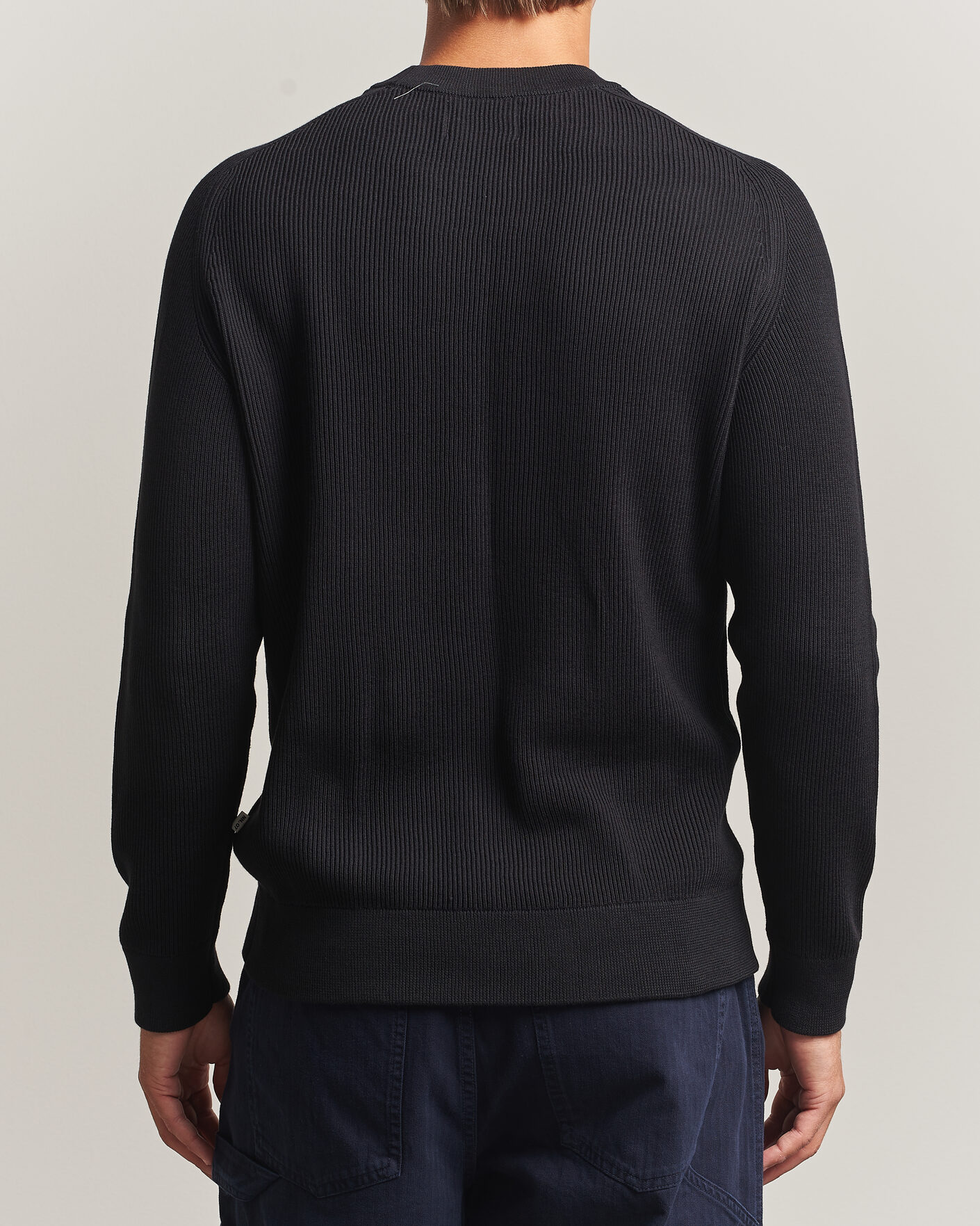 Uomini | Maglieria | NN07 | Kevin Cotton Knitted Sweater Black
