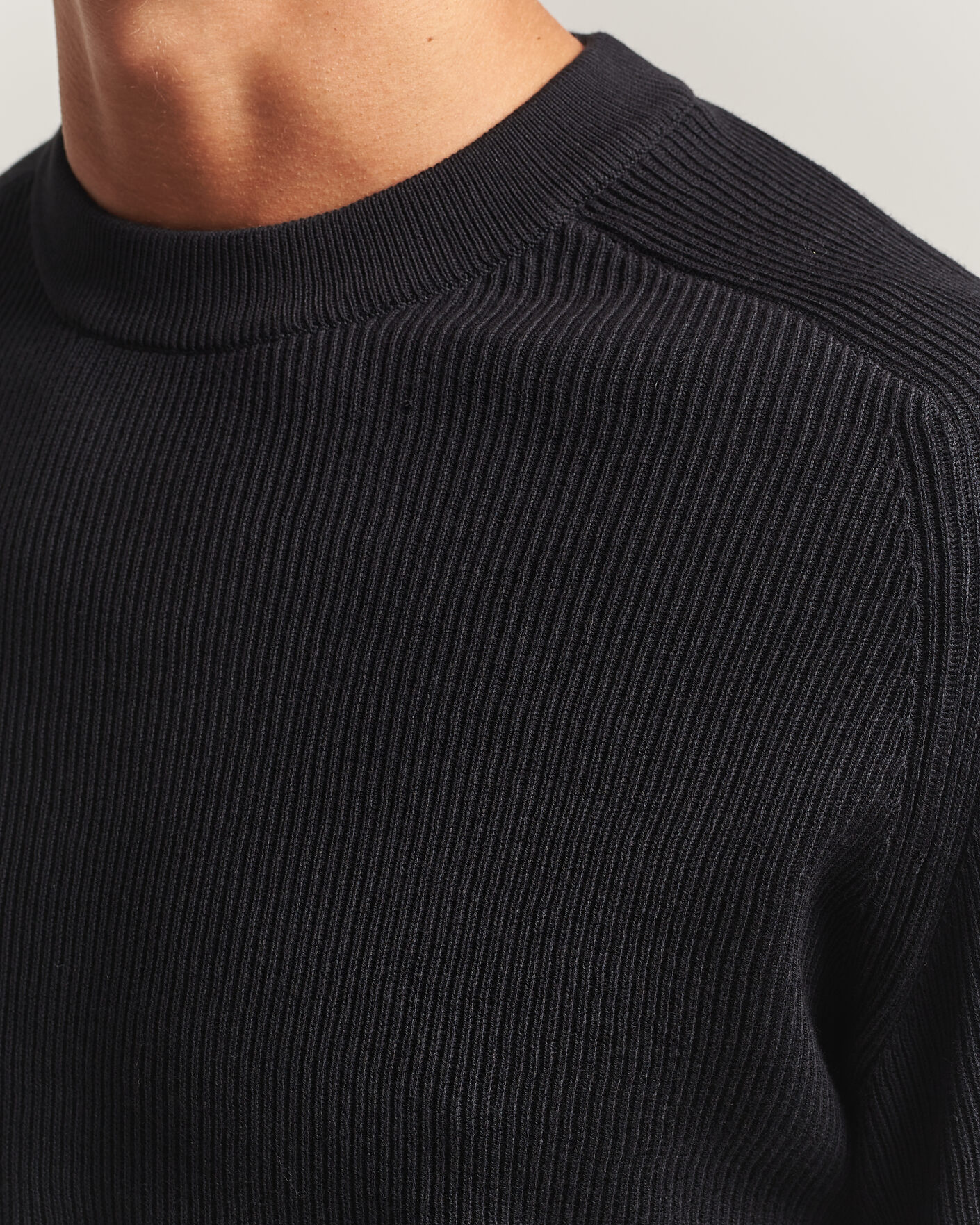 Uomini | Maglieria | NN07 | Kevin Cotton Knitted Sweater Black