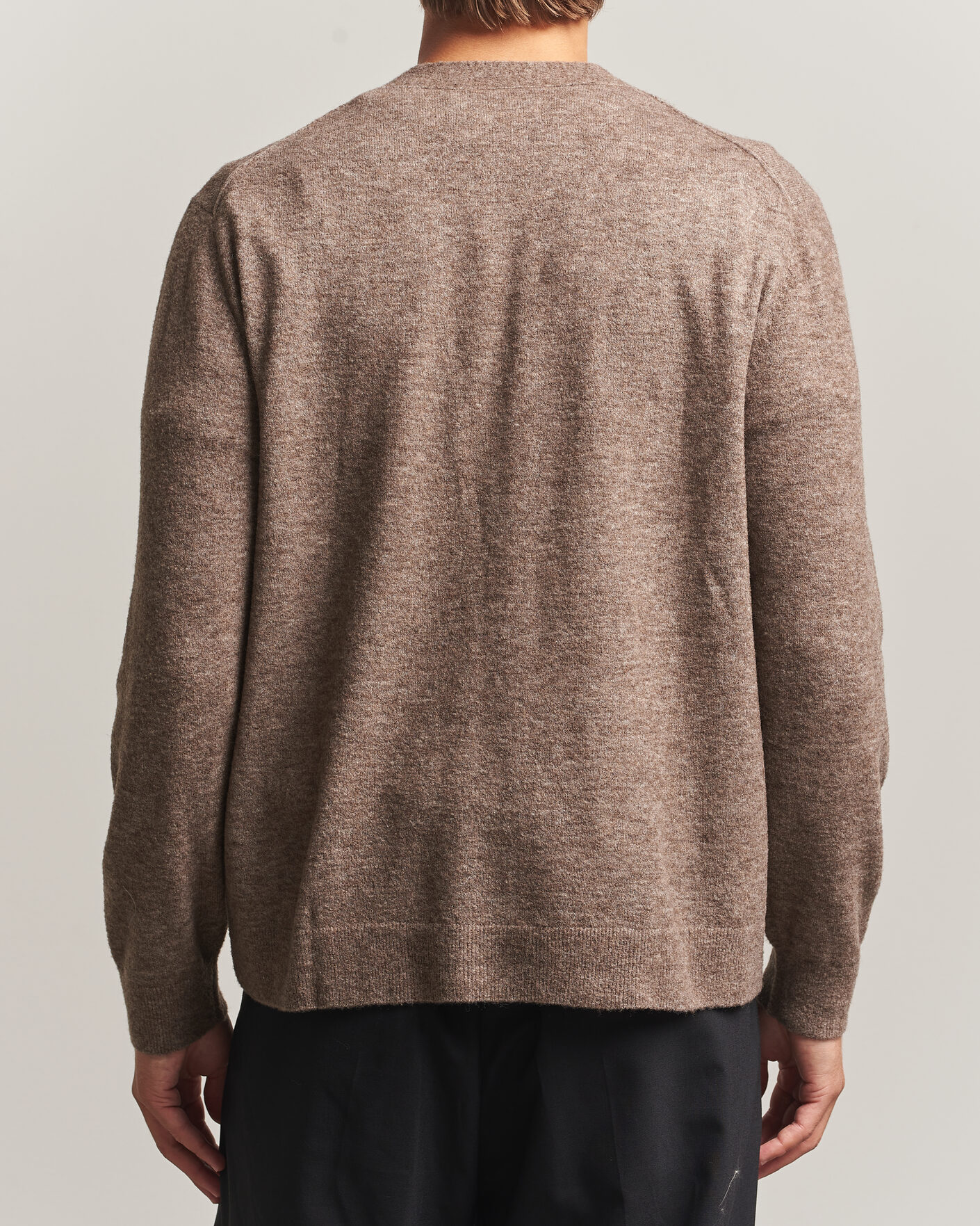 Uomini | Maglieria | NN07 | Gavin Brushed Wool Knitted Cardigan Desert Clay