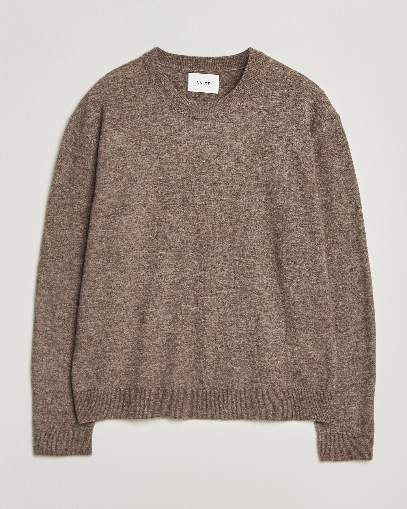 Uomini | Maglieria | NN07 | Gavin Brushed Wool Knitted Sweater Desert Clay