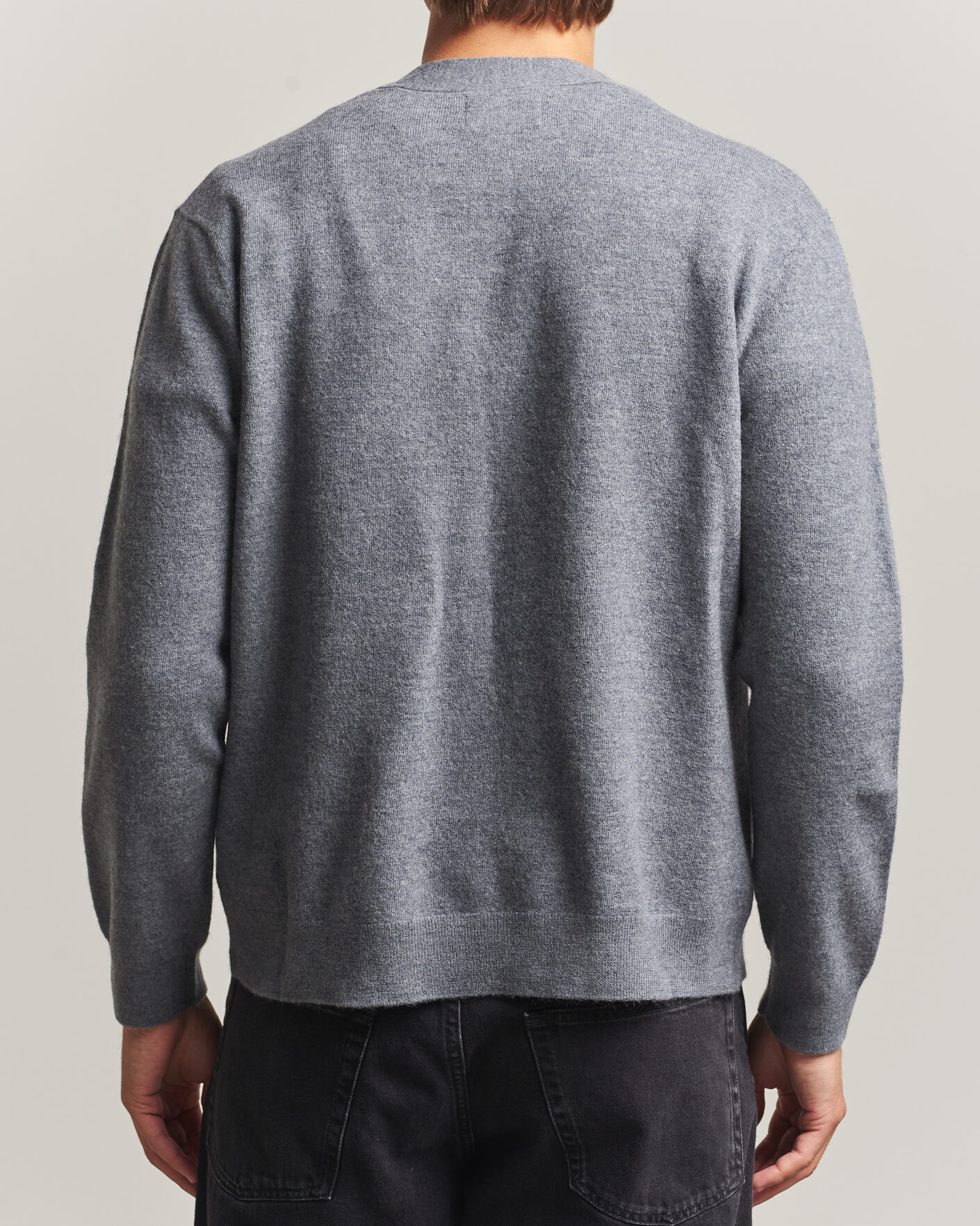 Uomini | Maglieria | NN07 | Jasper Wool Knitted Cardigan Grey Melange