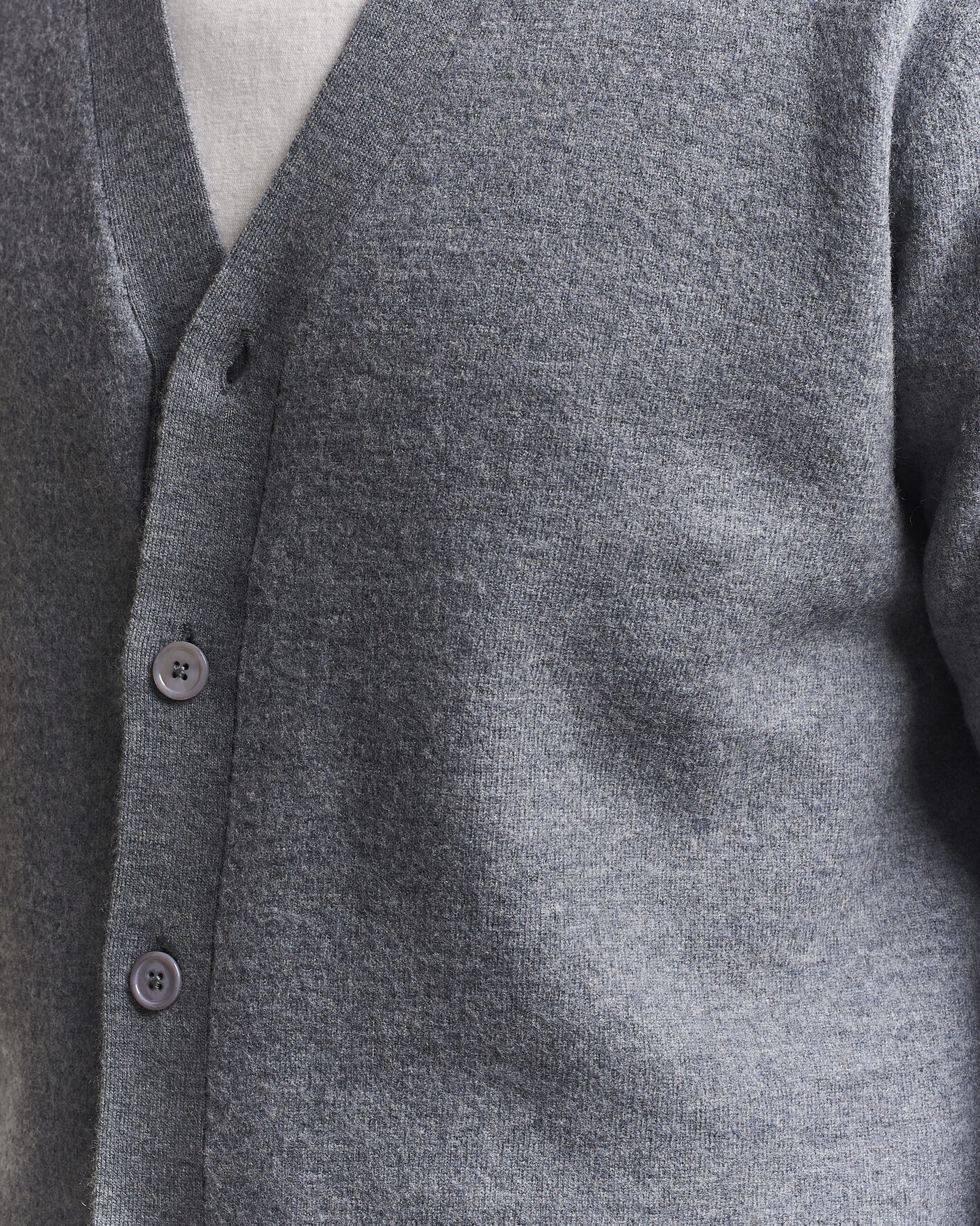 Uomini | Maglieria | NN07 | Jasper Wool Knitted Cardigan Grey Melange