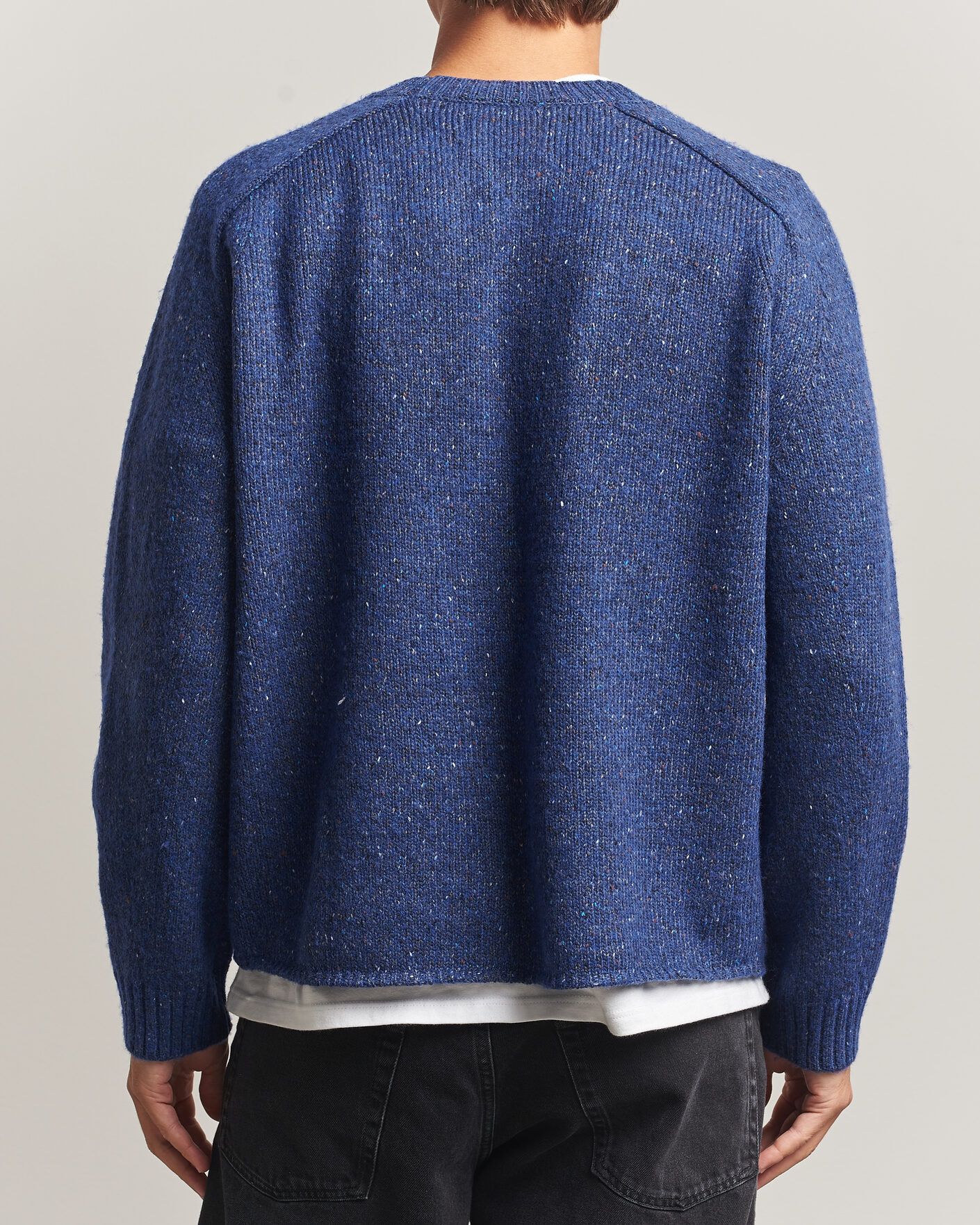 Uomini | Maglieria | NN07 | Jim Neps Wool Knitted Sweater Blue Ignition