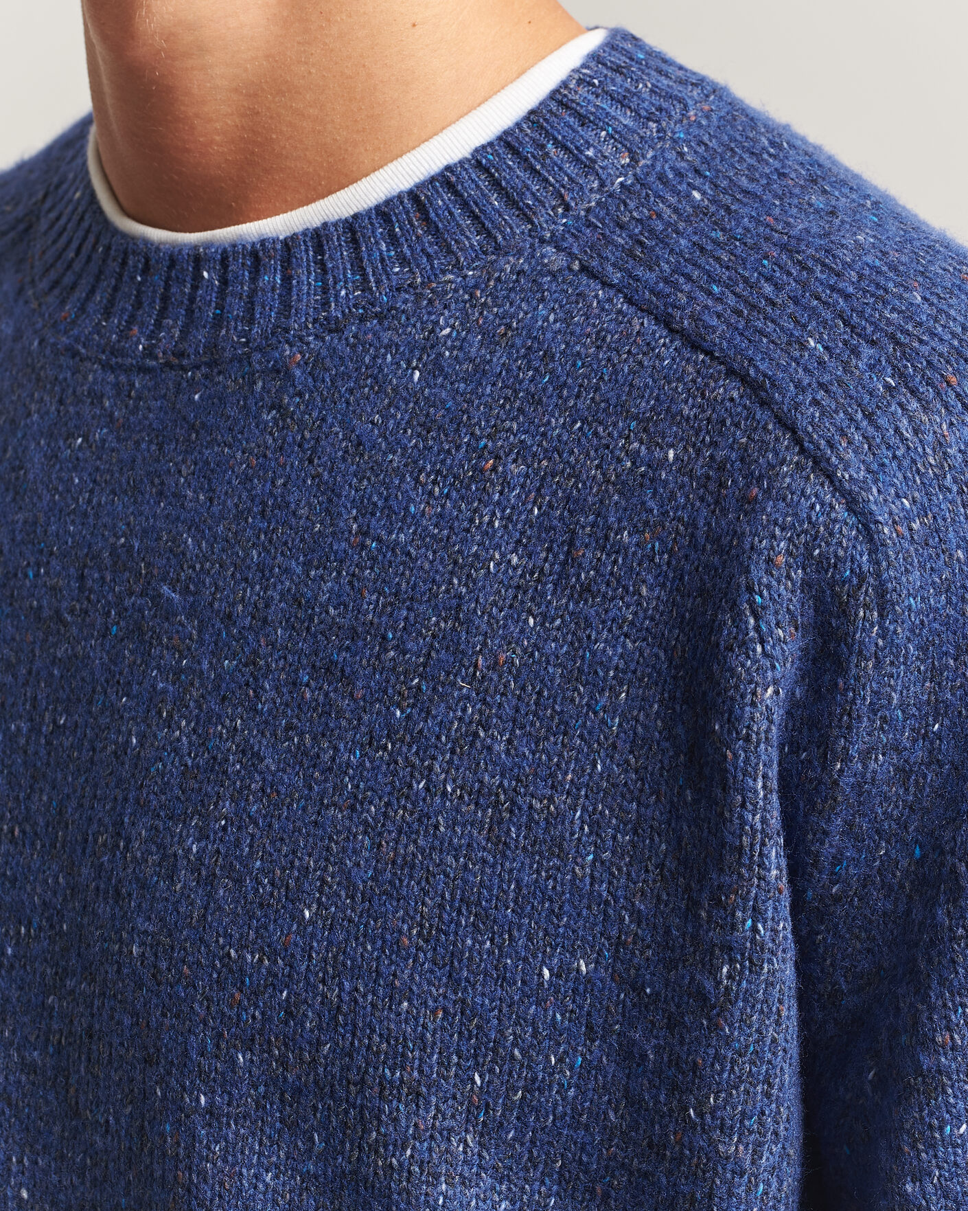 Uomini | Maglieria | NN07 | Jim Neps Wool Knitted Sweater Blue Ignition