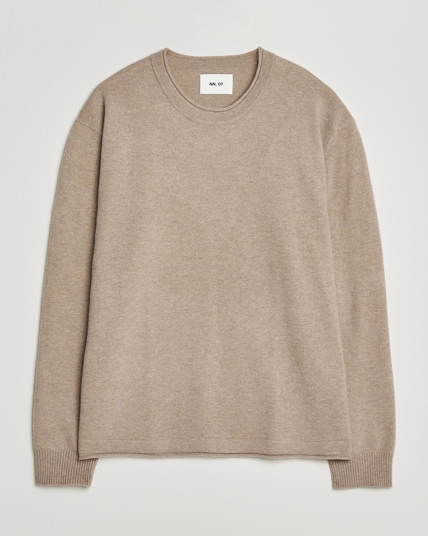 Uomini | Maglieria | NN07 | Sammy Wool Knitted Sweater Clay Melange