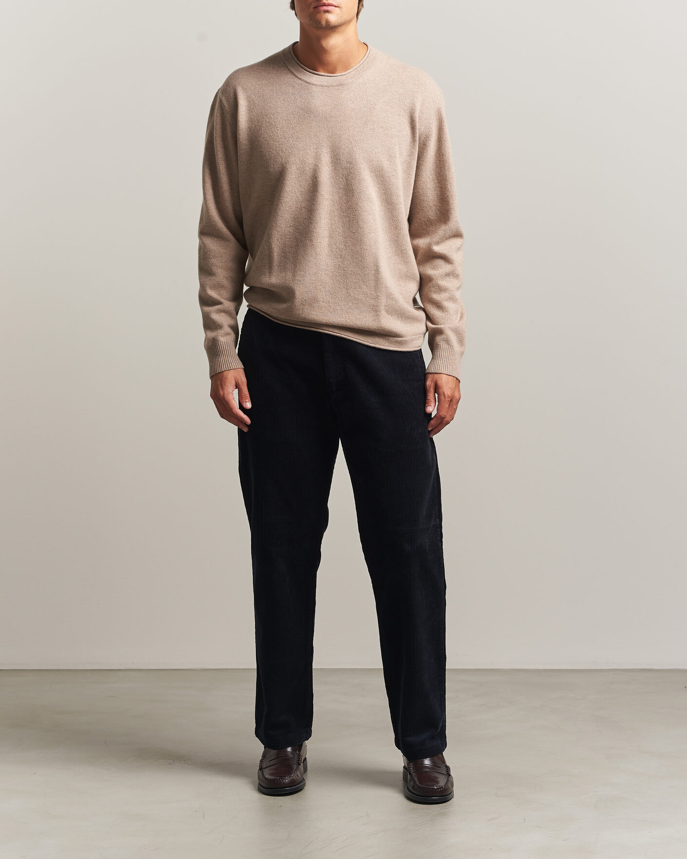 Uomini | Maglieria | NN07 | Sammy Wool Knitted Sweater Clay Melange