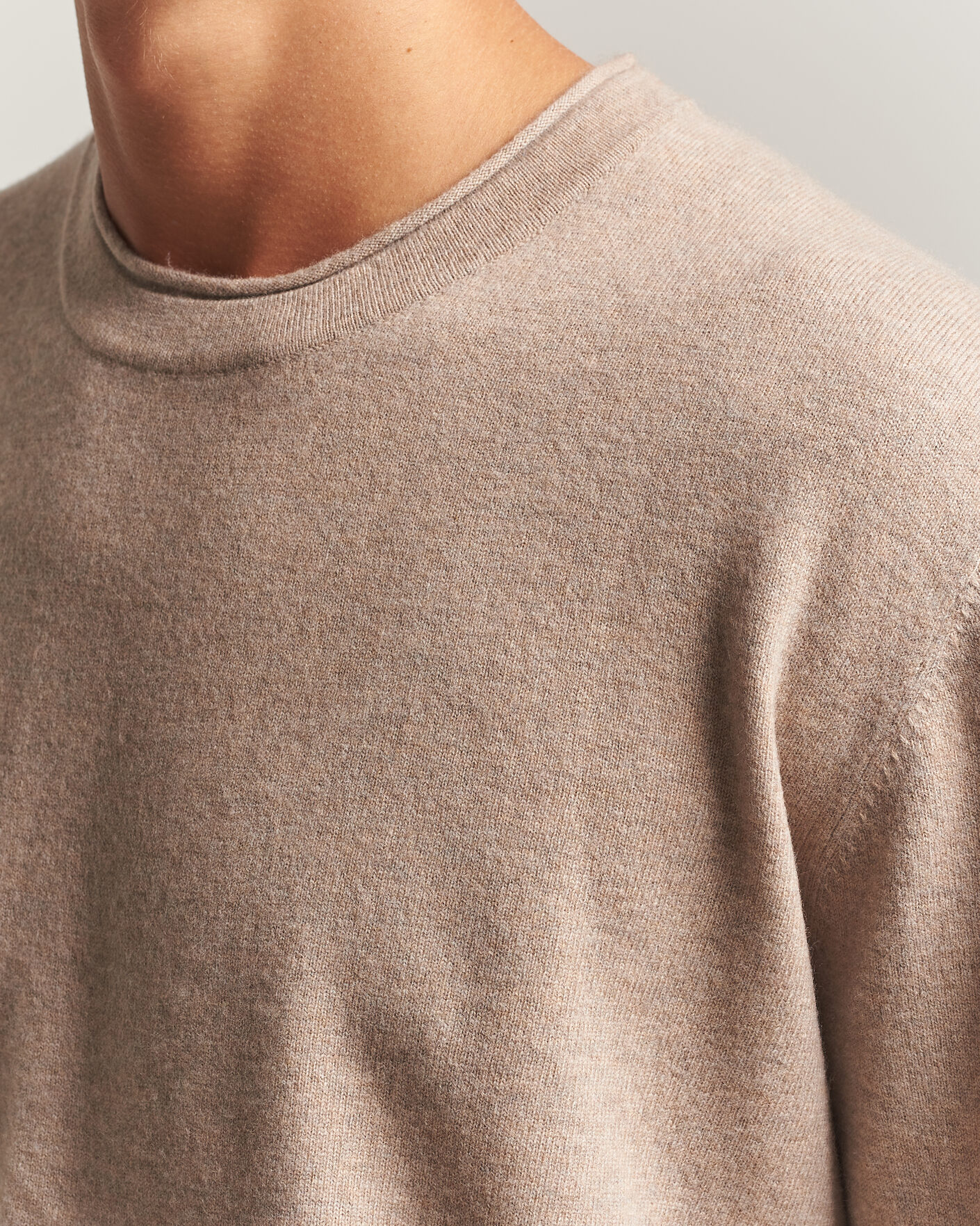 Uomini | Maglieria | NN07 | Sammy Wool Knitted Sweater Clay Melange