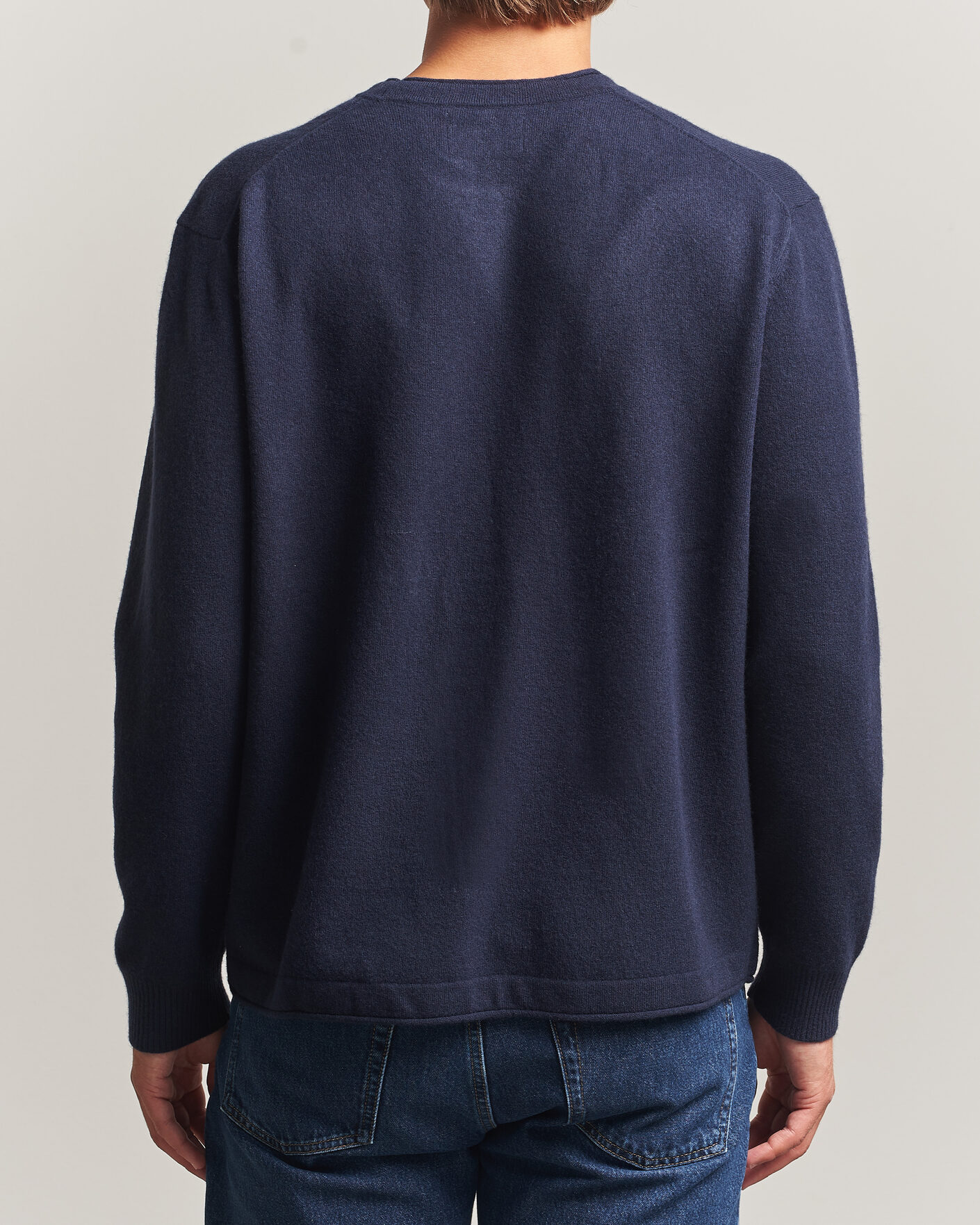 Uomini | Maglieria | NN07 | Sammy Wool Knitted Sweater Navy Melange