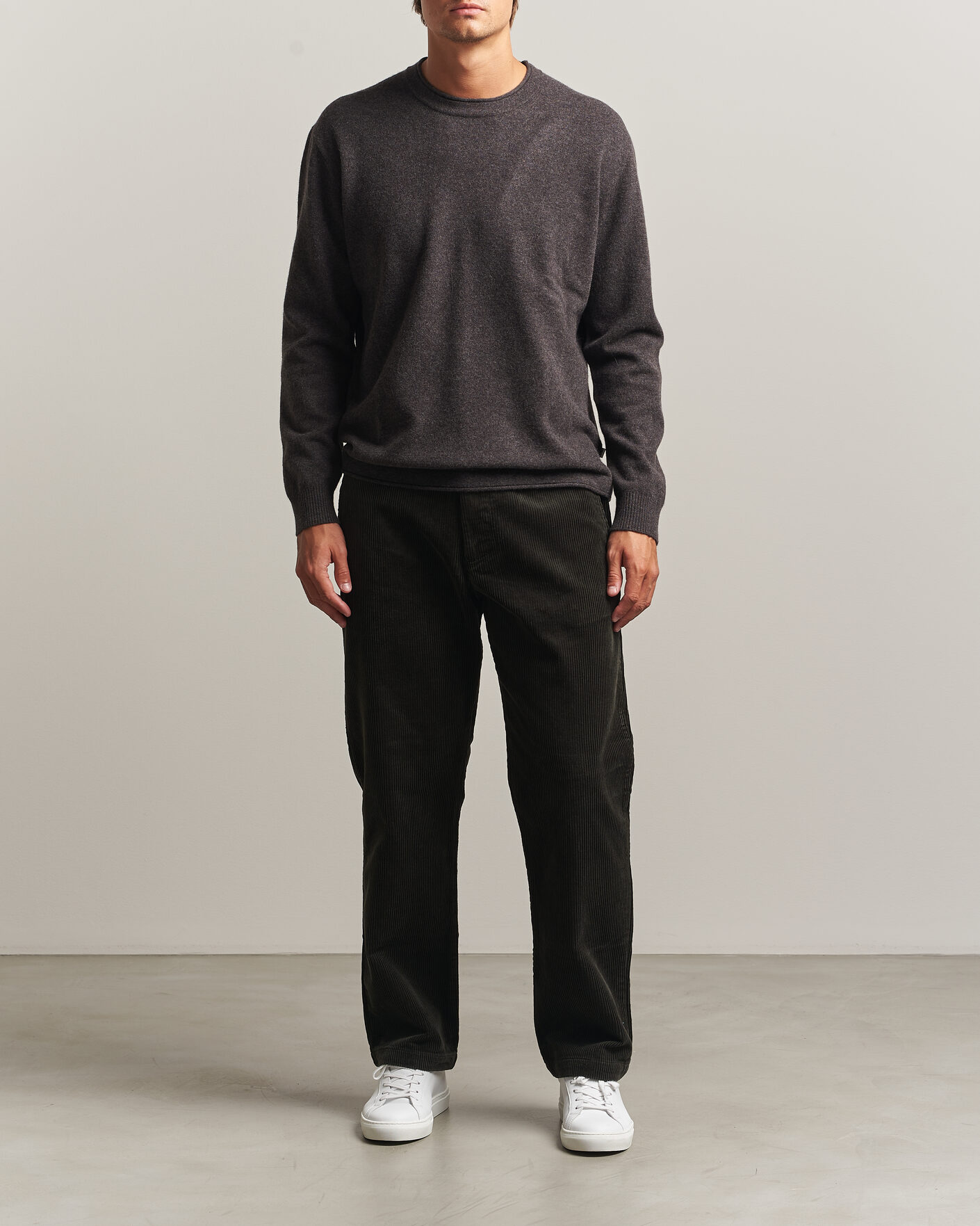 Uomini | Maglieria | NN07 | Sammy Wool Knitted Sweater Earth Melange