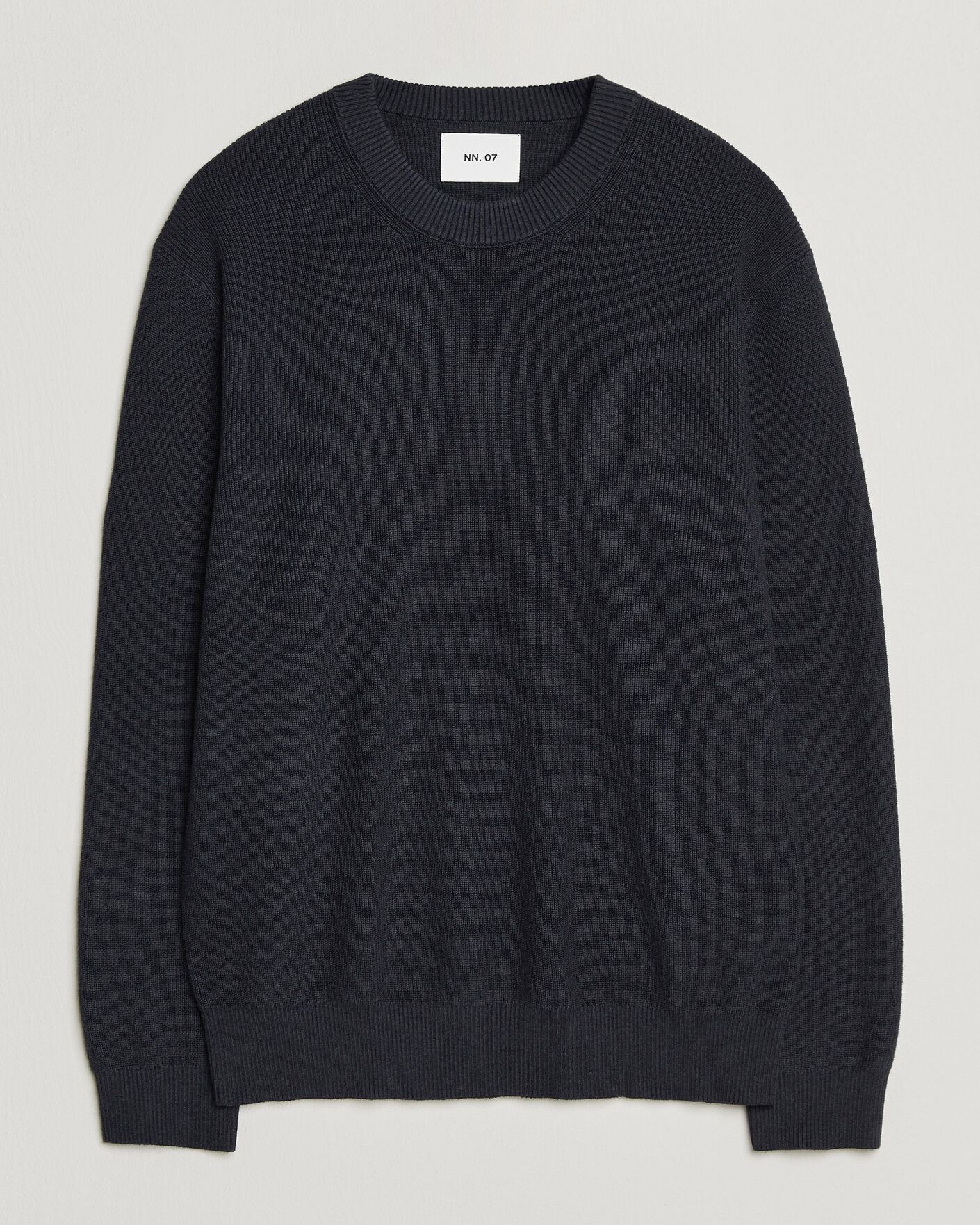 Uomini | Maglieria | NN07 | Hope Cotton/Cashmere Rib Knitted Sweater Navy