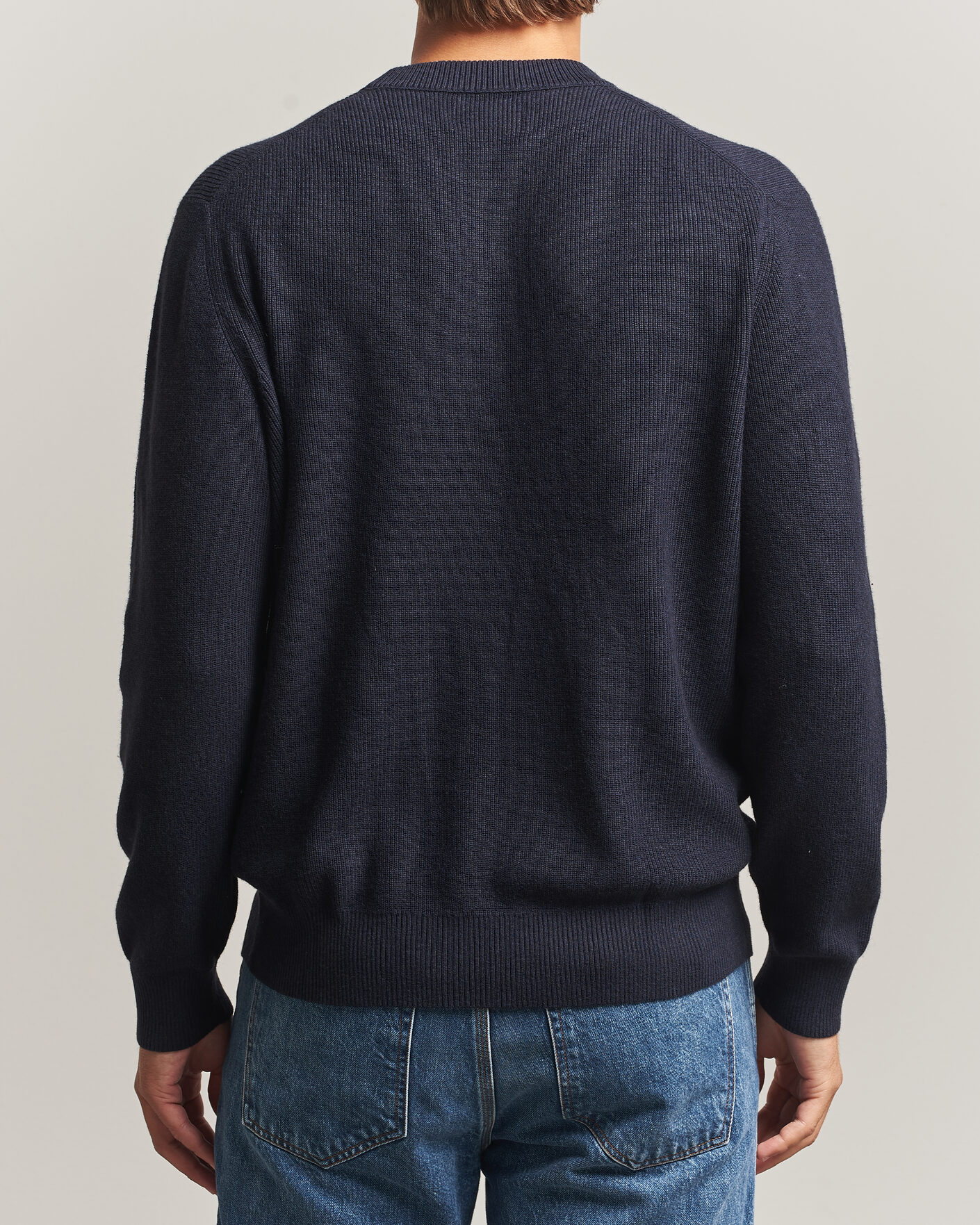 Uomini | Maglieria | NN07 | Hope Cotton/Cashmere Rib Knitted Sweater Navy