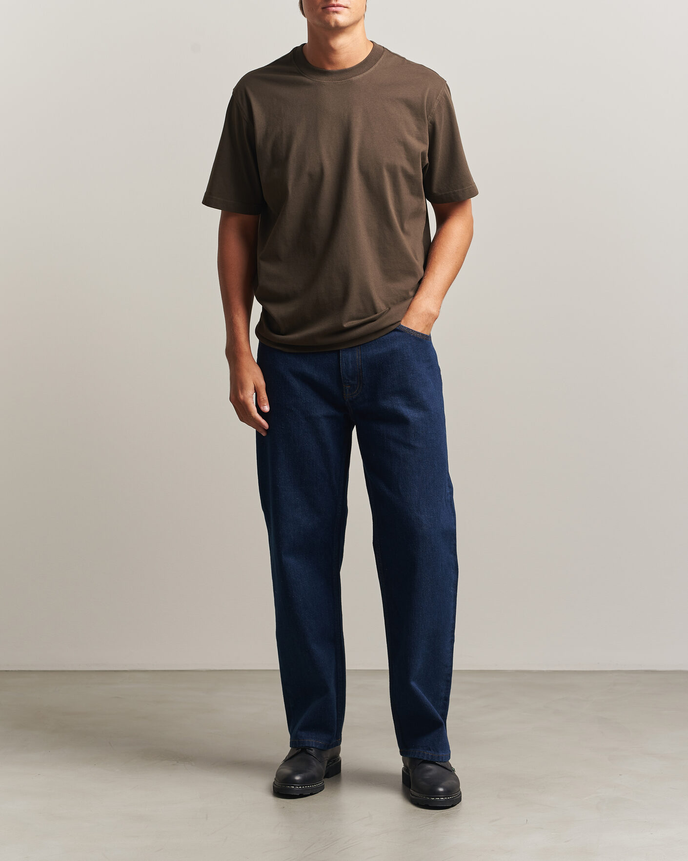 Uomini | T-shirt | NN07 | Adam Crew Neck T-Shirt Earthwood