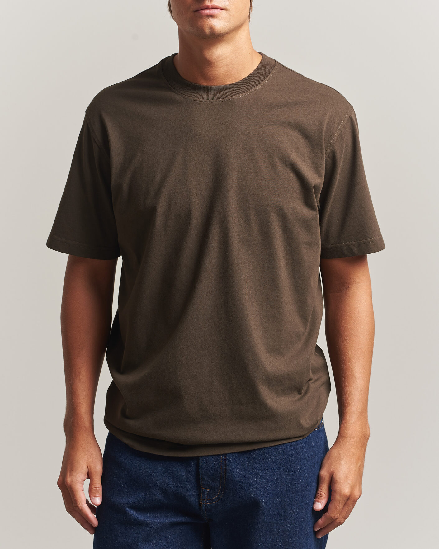 Uomini | T-shirt | NN07 | Adam Crew Neck T-Shirt Earthwood