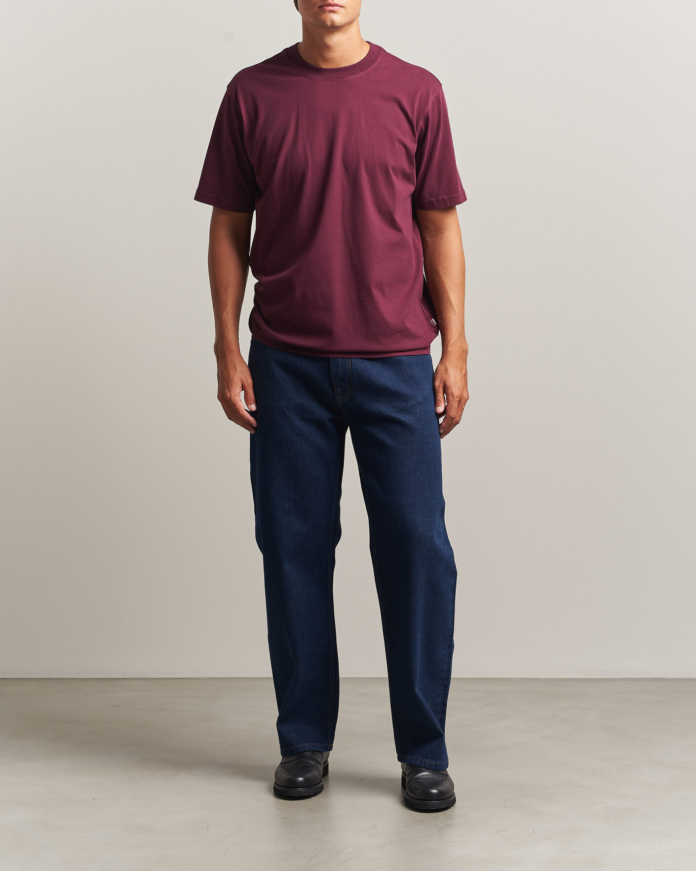 Uomini | T-shirt | NN07 | Adam Crew Neck T-Shirt Winetasting