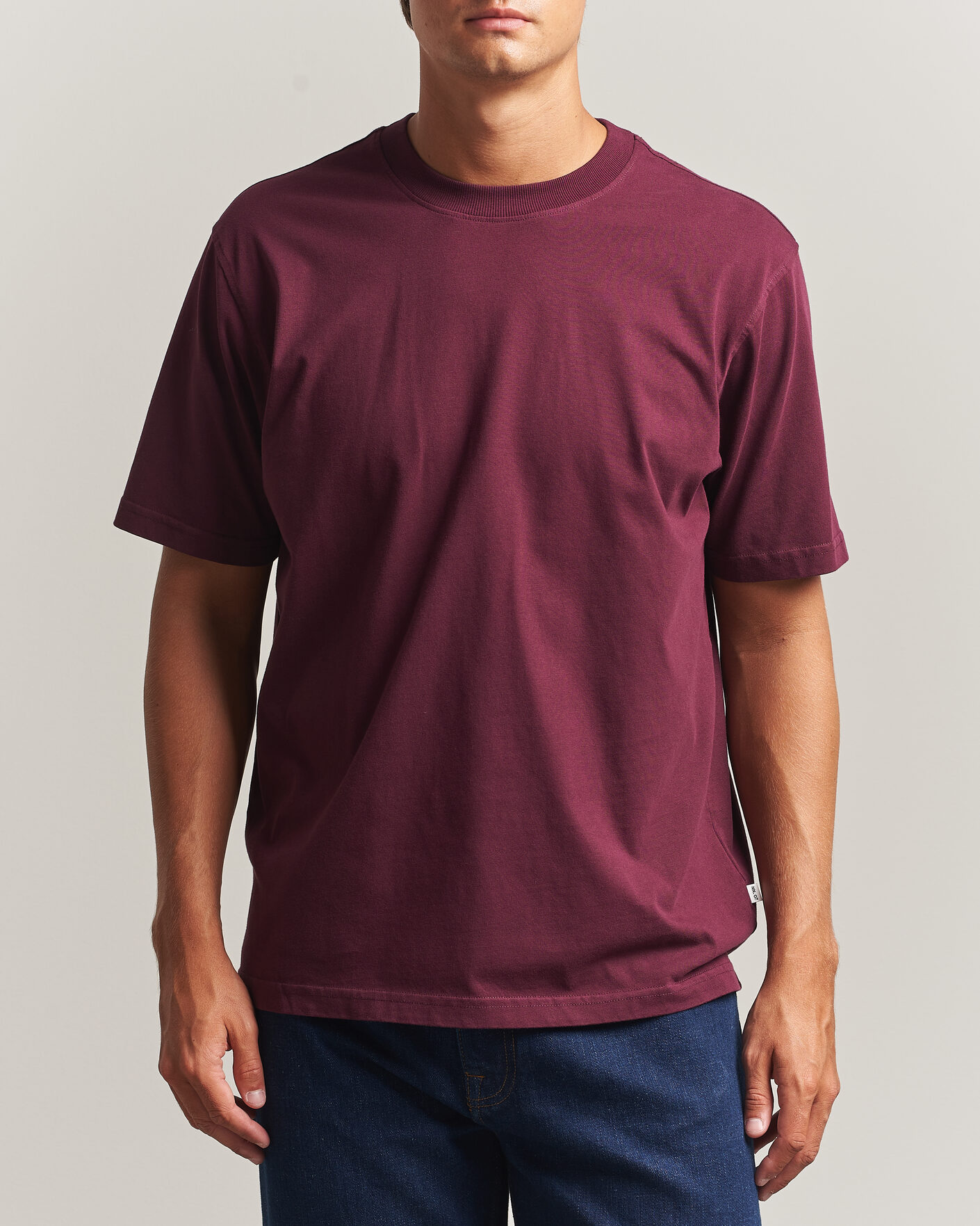 Uomini | T-shirt | NN07 | Adam Crew Neck T-Shirt Winetasting