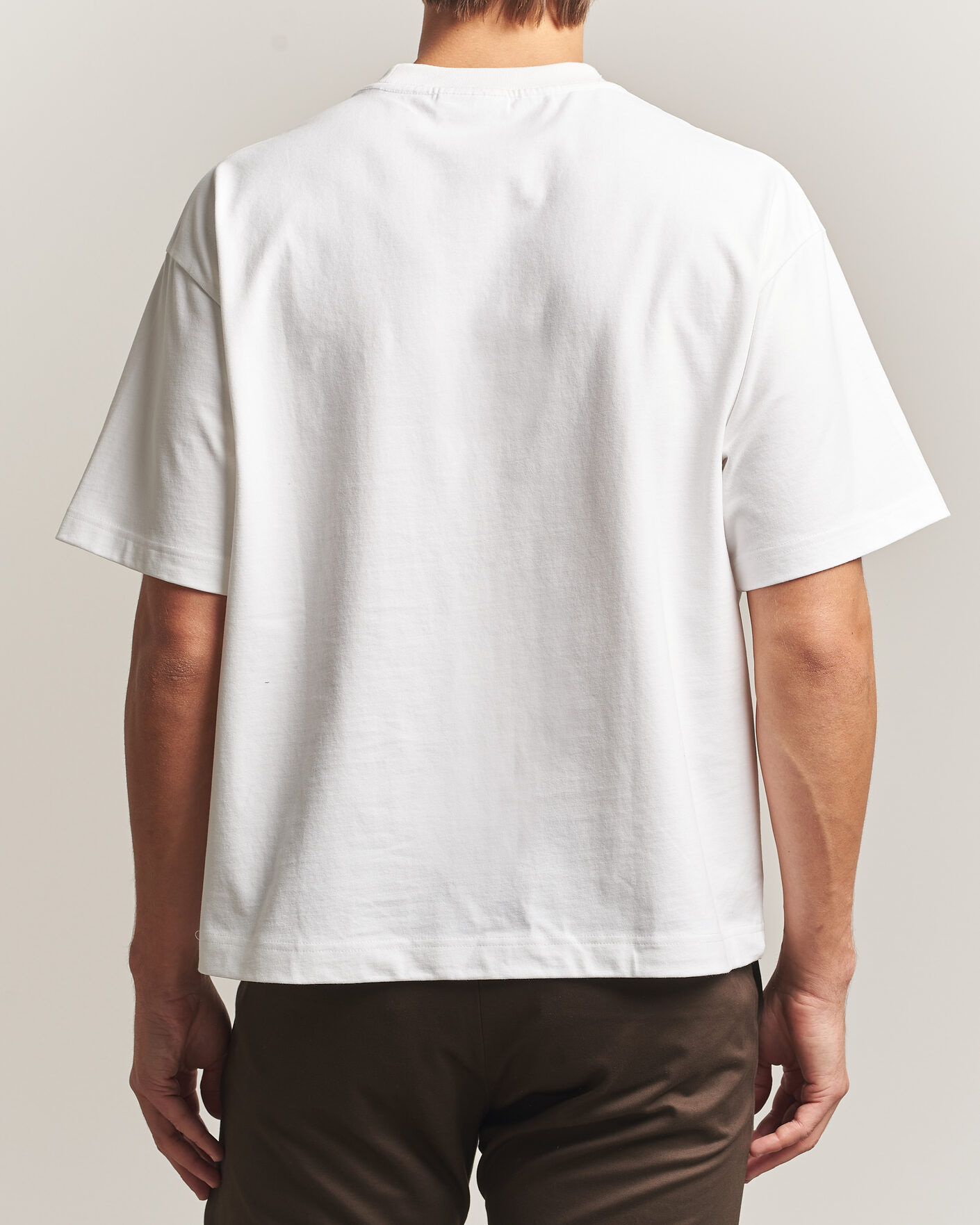 Uomini | T-shirt | NN07 | David Heavy Crew Neck T-Shirt White