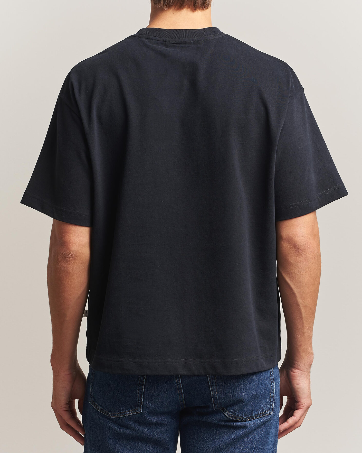 Uomini | T-shirt | NN07 | David Heavy Crew Neck T-Shirt Black