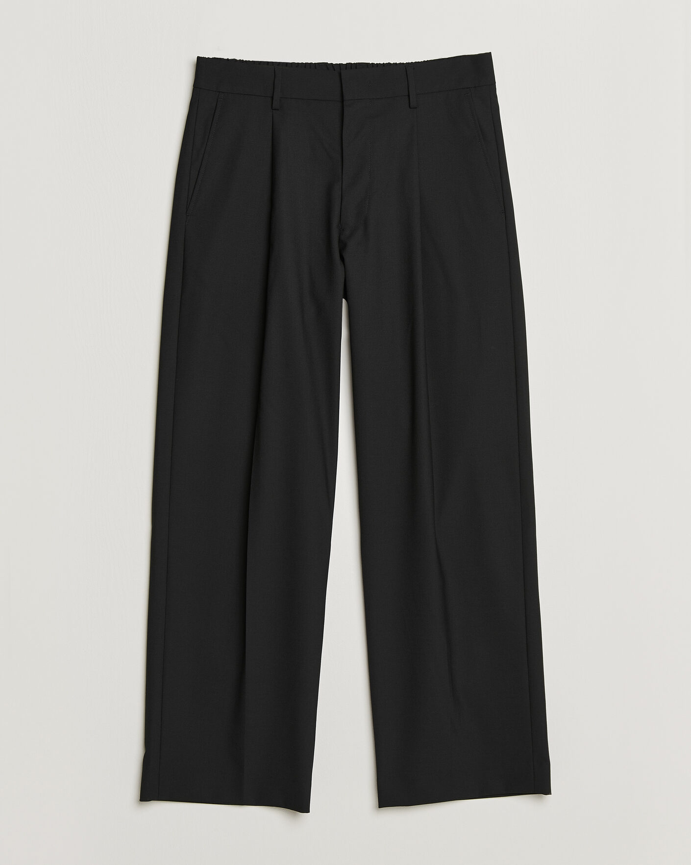Uomini | Pantaloni | NN07 | Kay Wool Trousers Black