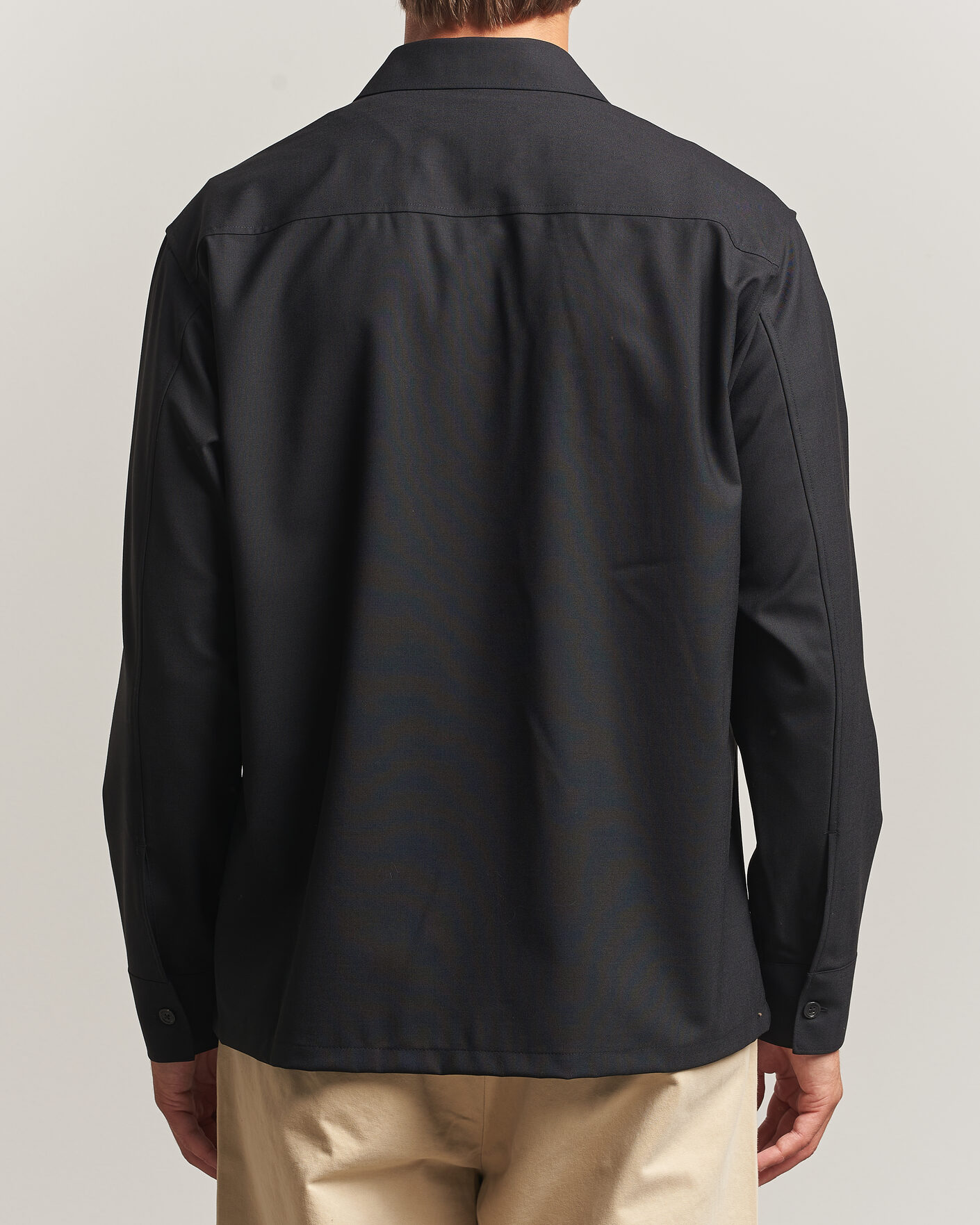 Uomini | Camicie | NN07 | Freddy Wool Overshirt Black