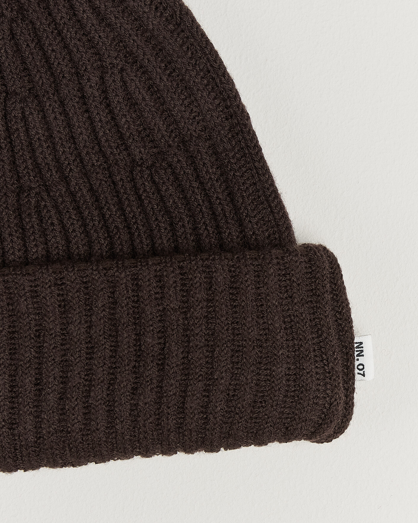 Uomini | Berretti | NN07 | Wool Rib Hat Deep Truffle
