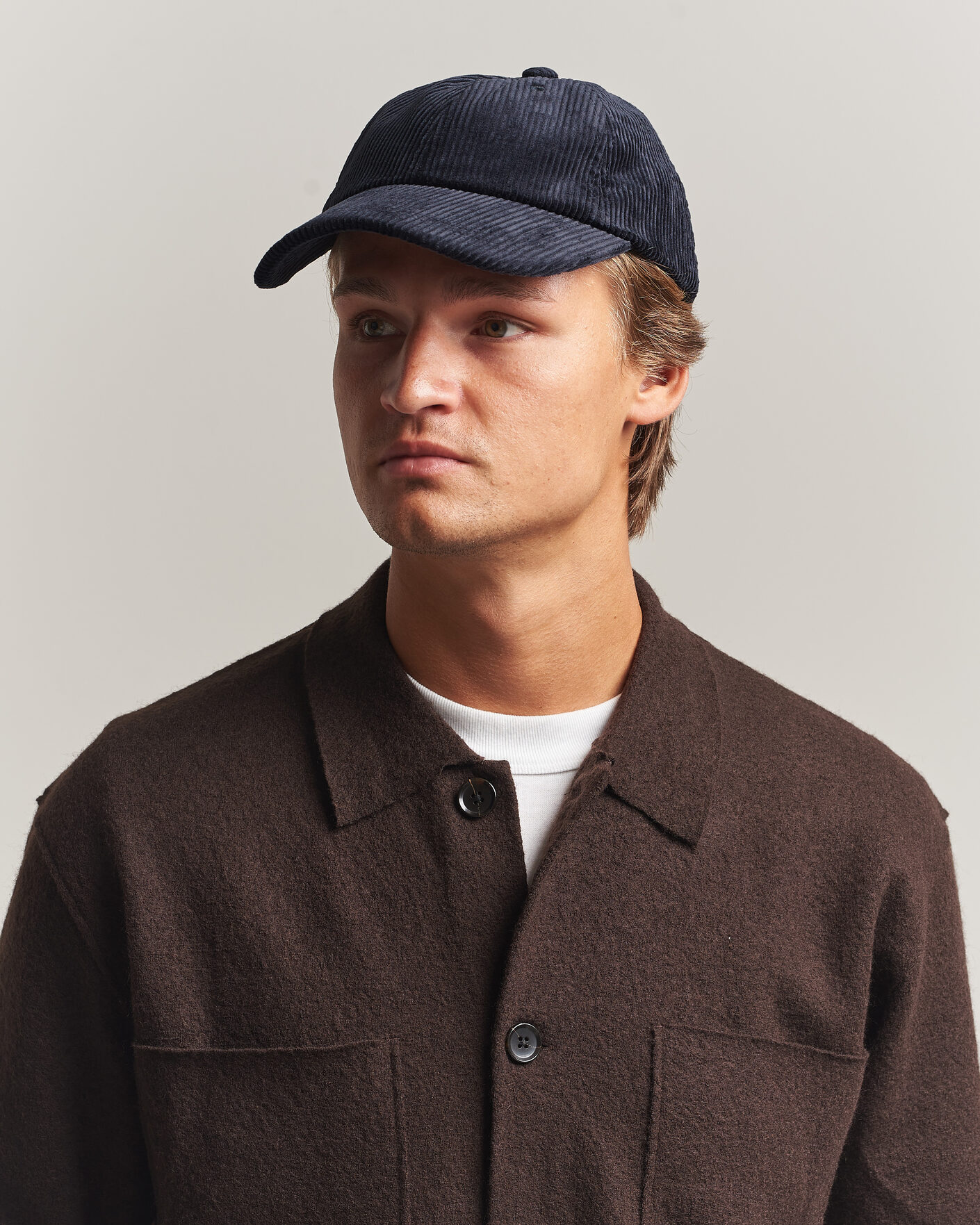 Uomini | Cappelli & Berretti | NN07 | Corduroy Dad Cap Deep Navy