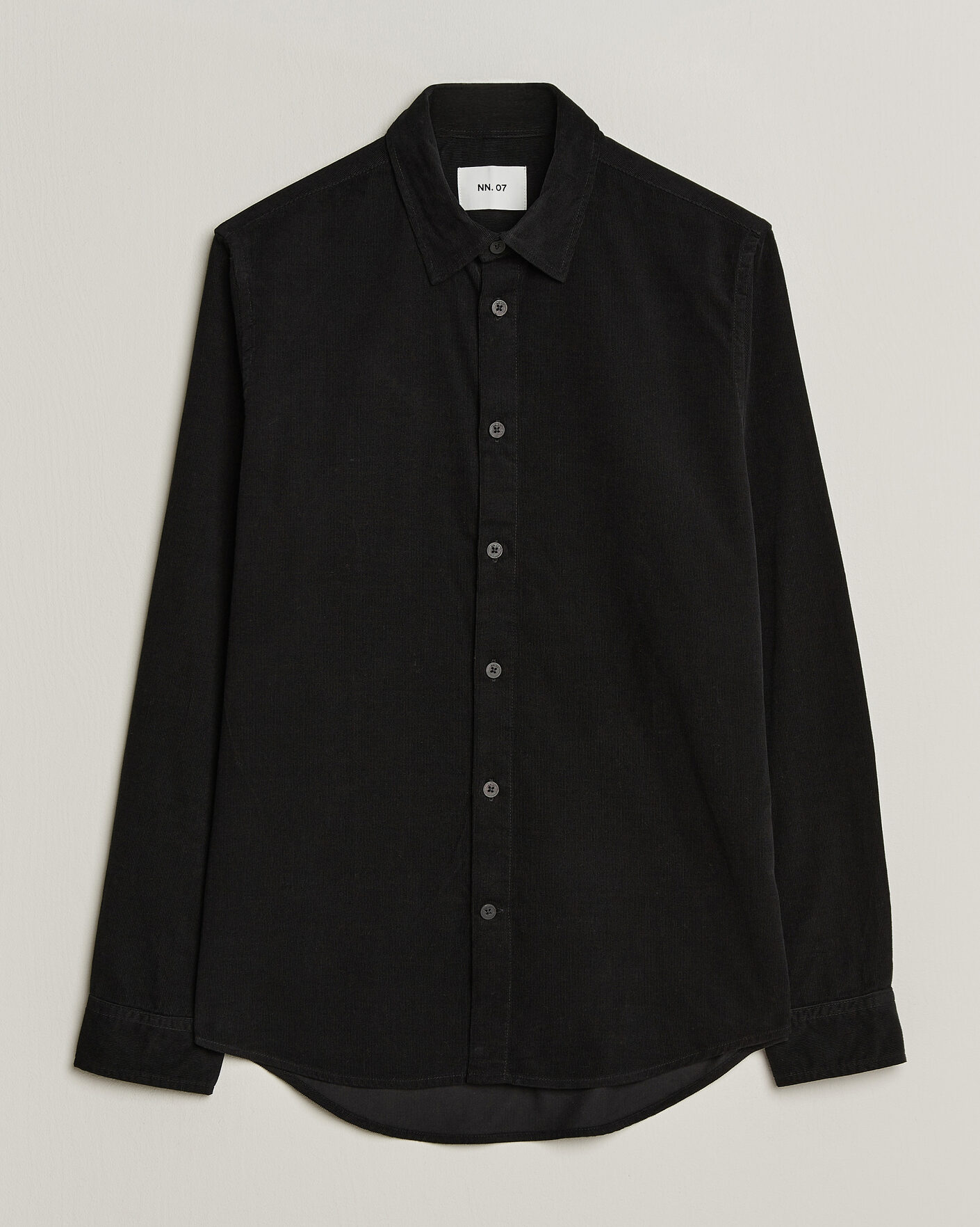 Uomini | Camicie | NN07 | Asher Baby Cord Shirt Black