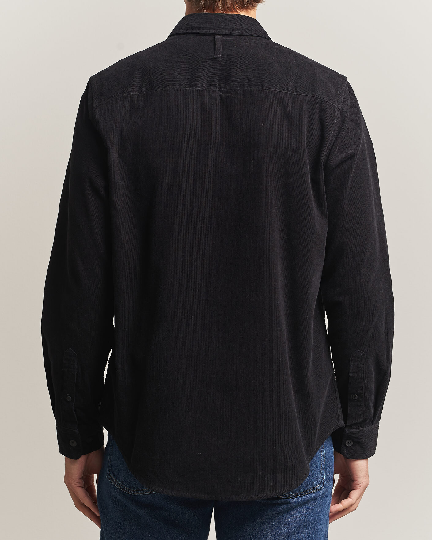 Uomini | Camicie | NN07 | Asher Baby Cord Shirt Black