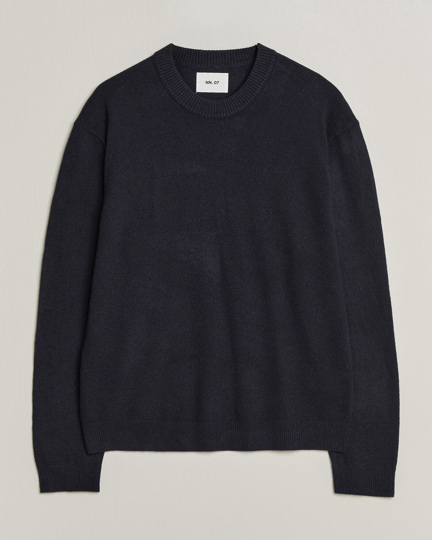 Uomini | Maglieria | NN07 | Raz Lambswool Knitted Sweater Deep Navy