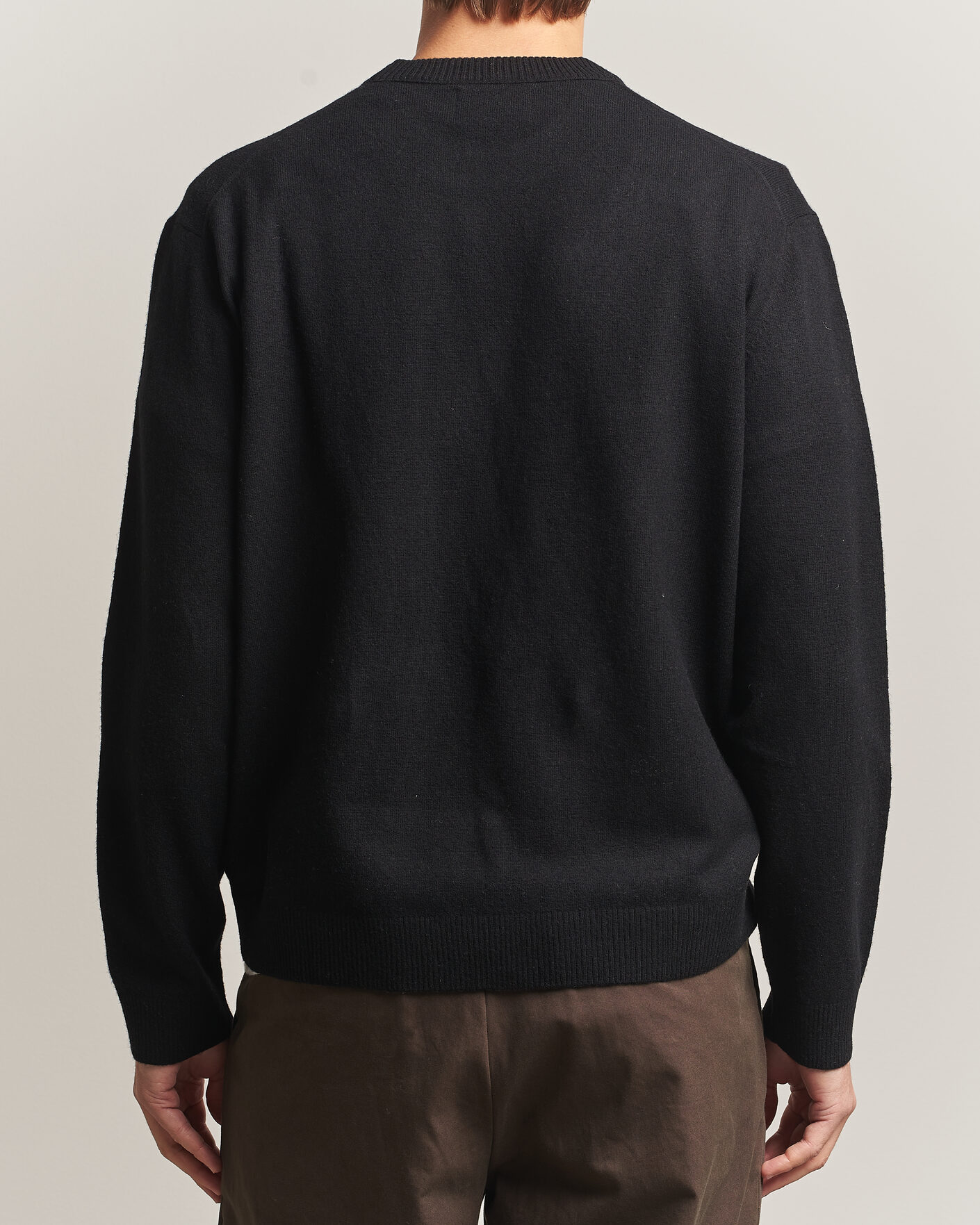 Uomini | Maglieria | NN07 | Raz Lambswool Knitted Sweater Black