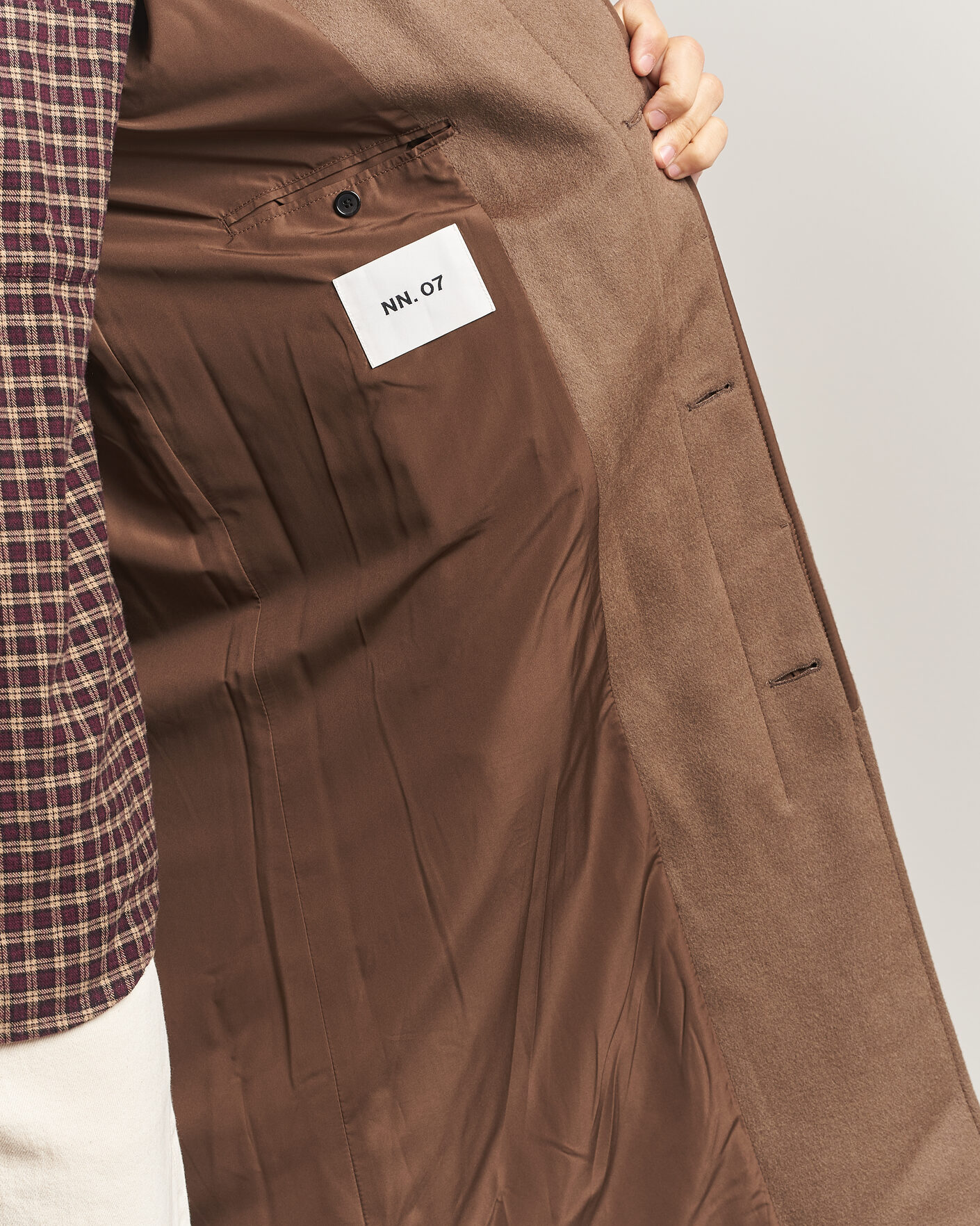 Uomini | Giacche | NN07 | Gibson Wool/Cashmere Coat Desert Clay