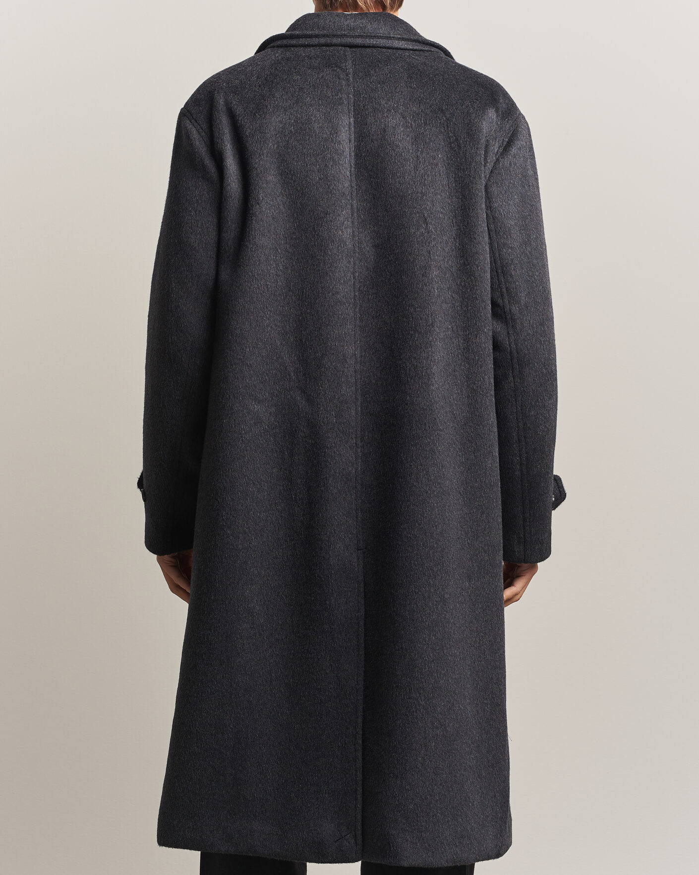 Uomini | Giacche | NN07 | Gibson Wool/Cashmere Coat Dark Grey
