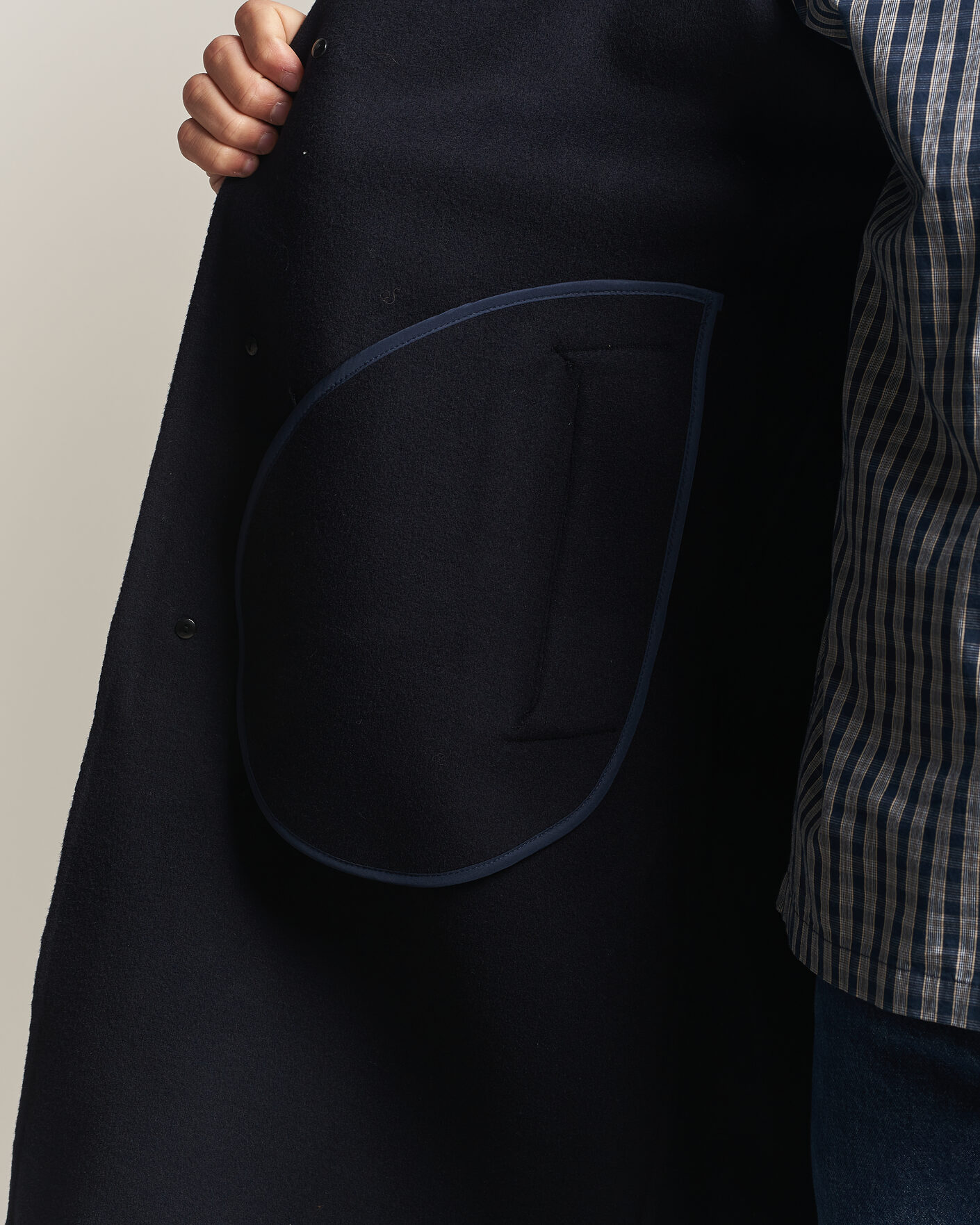 Uomini | Giacche | NN07 | Kendrick Wool Coat Navy Blue