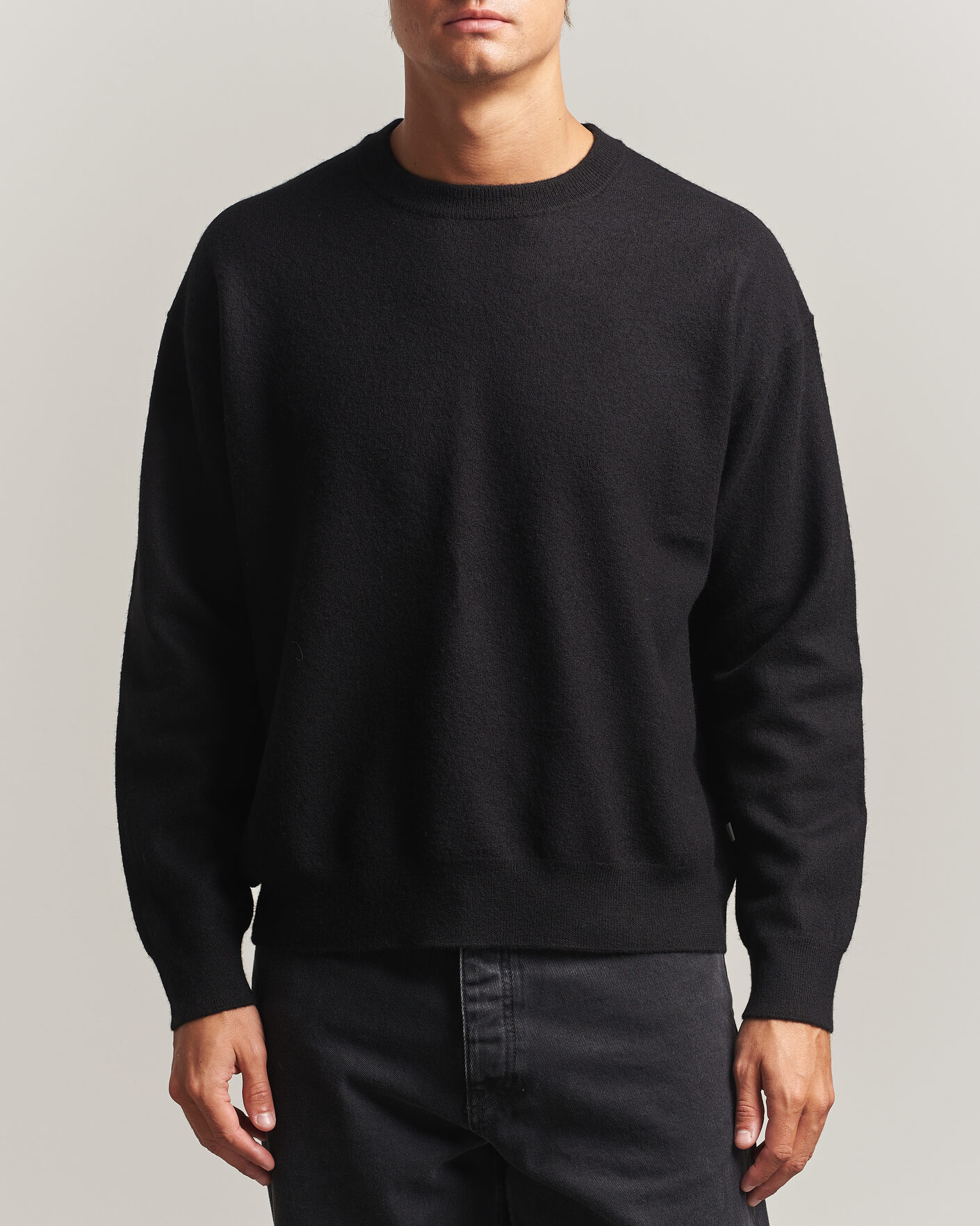 Uomini | Maglieria | NN07 | Jasper Soft Boiled Wool Sweater Black