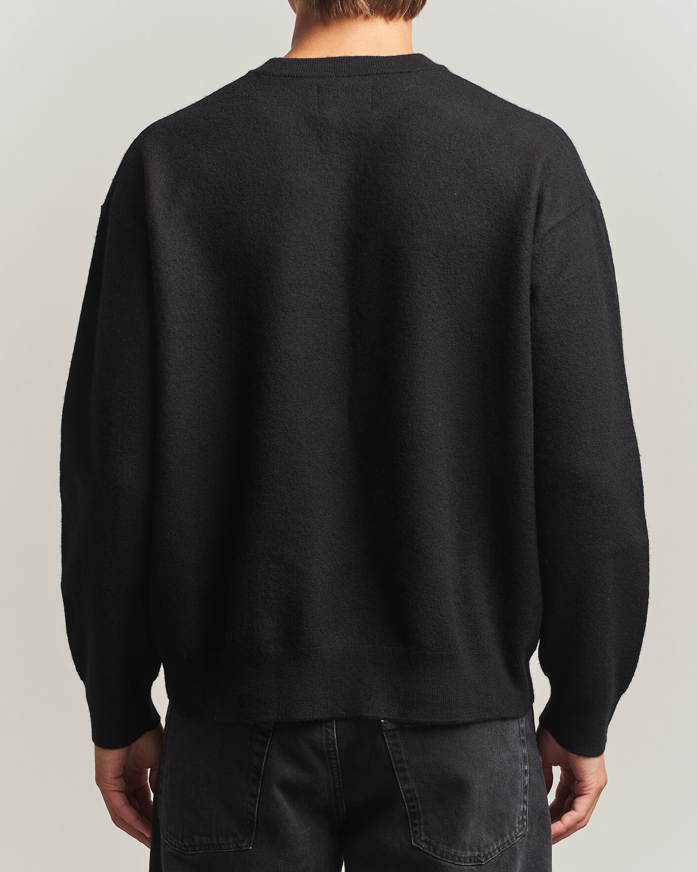 Uomini | Maglieria | NN07 | Jasper Soft Boiled Wool Sweater Black