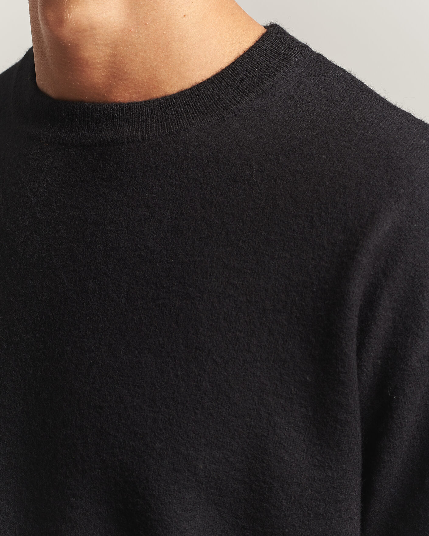 Uomini | Maglieria | NN07 | Jasper Soft Boiled Wool Sweater Black