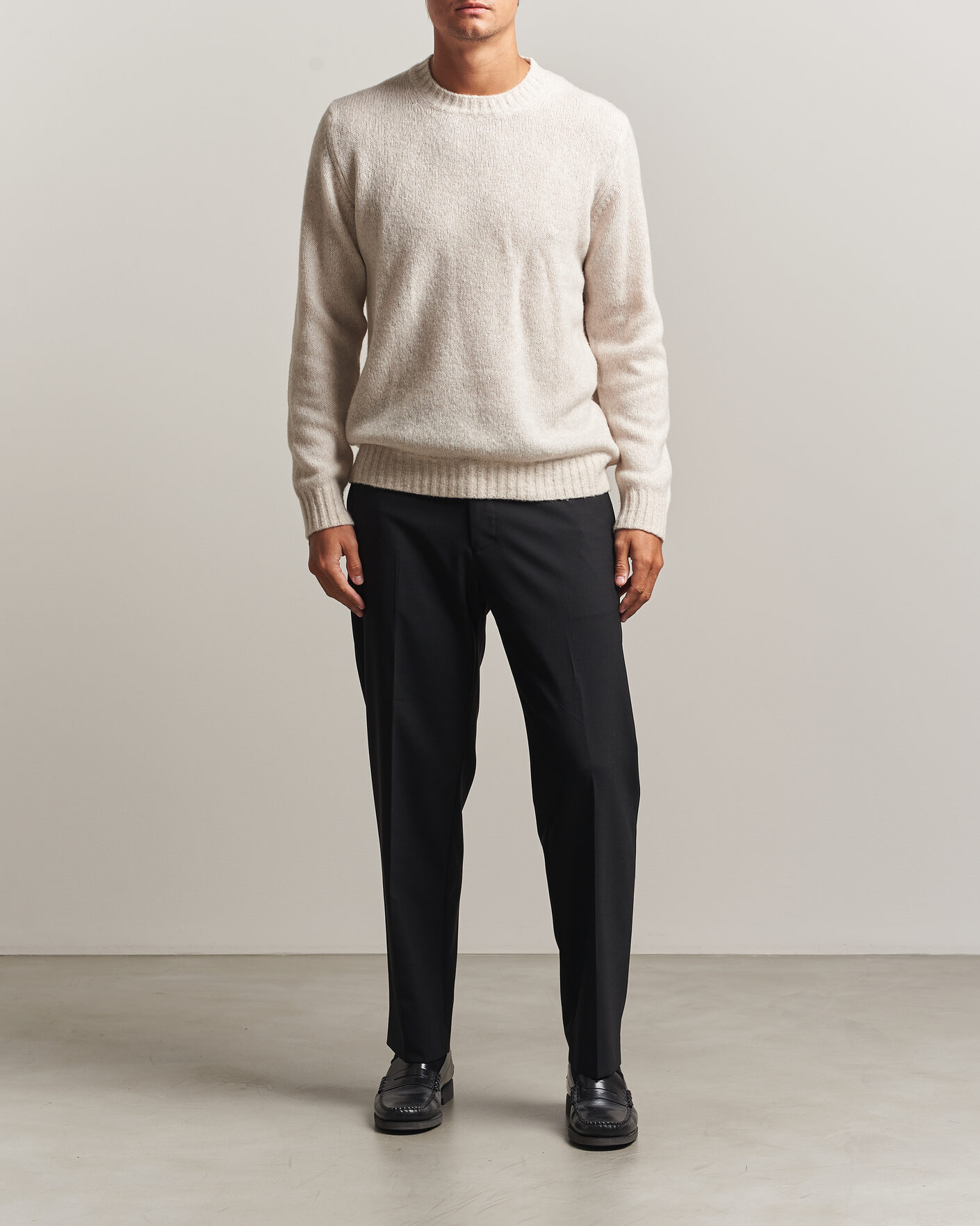 Uomini | Pantaloni | NN07 | Brendan Wool Drawstring Trousers Black