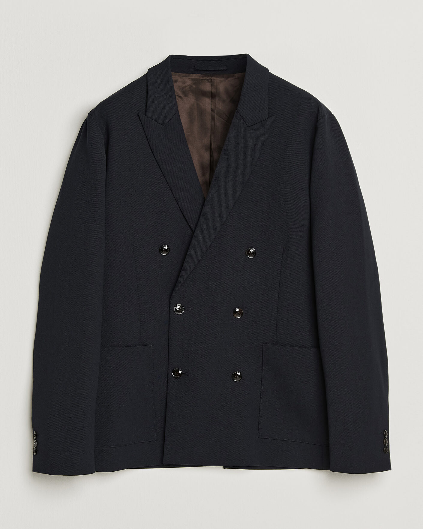 Uomini | Blazers | NN07 | Jordin Wool Double Breasted Blazer Deep Navy