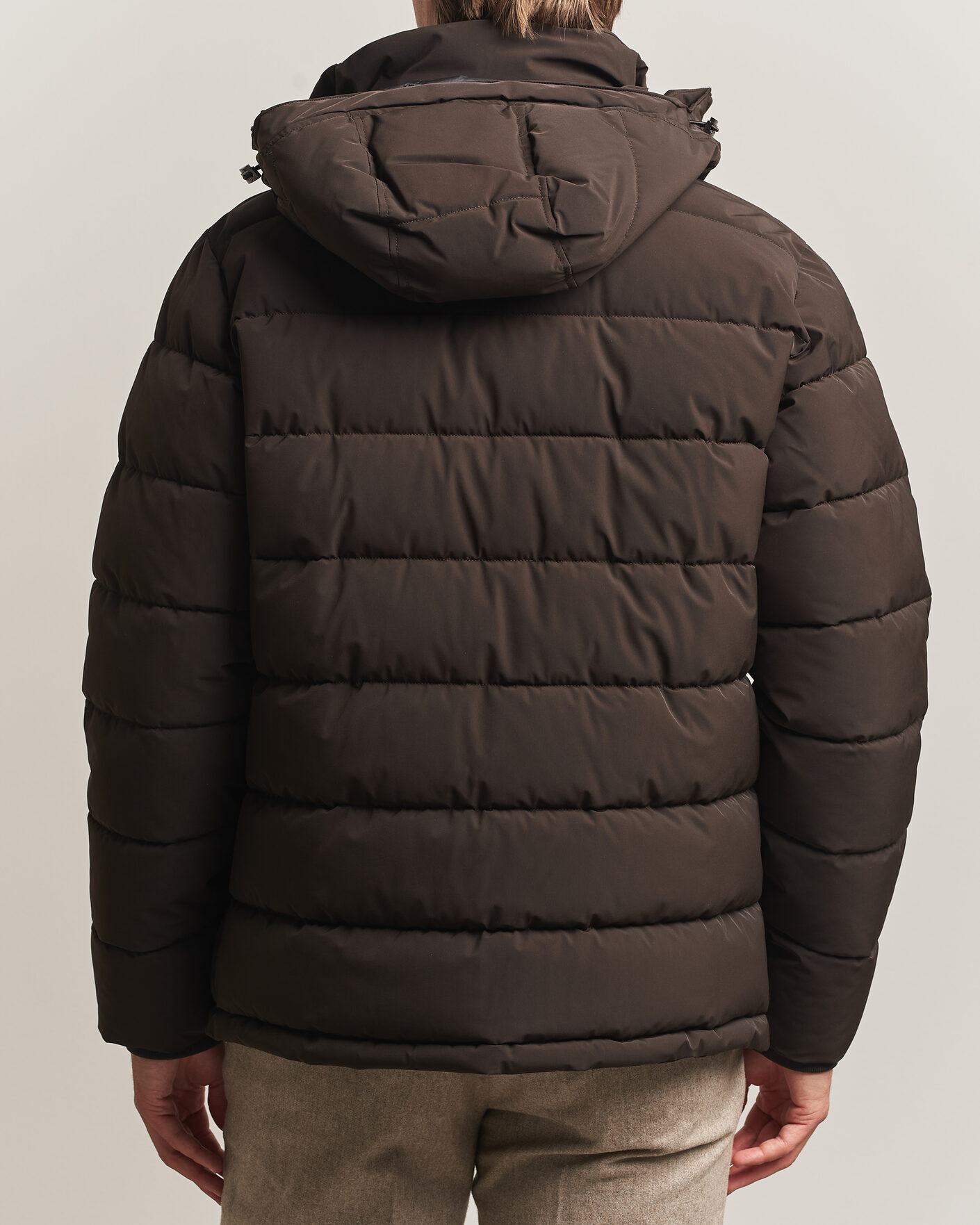 Uomini | Giacche | Oscar Jacobson | Hooded Puffer Jacket Brown