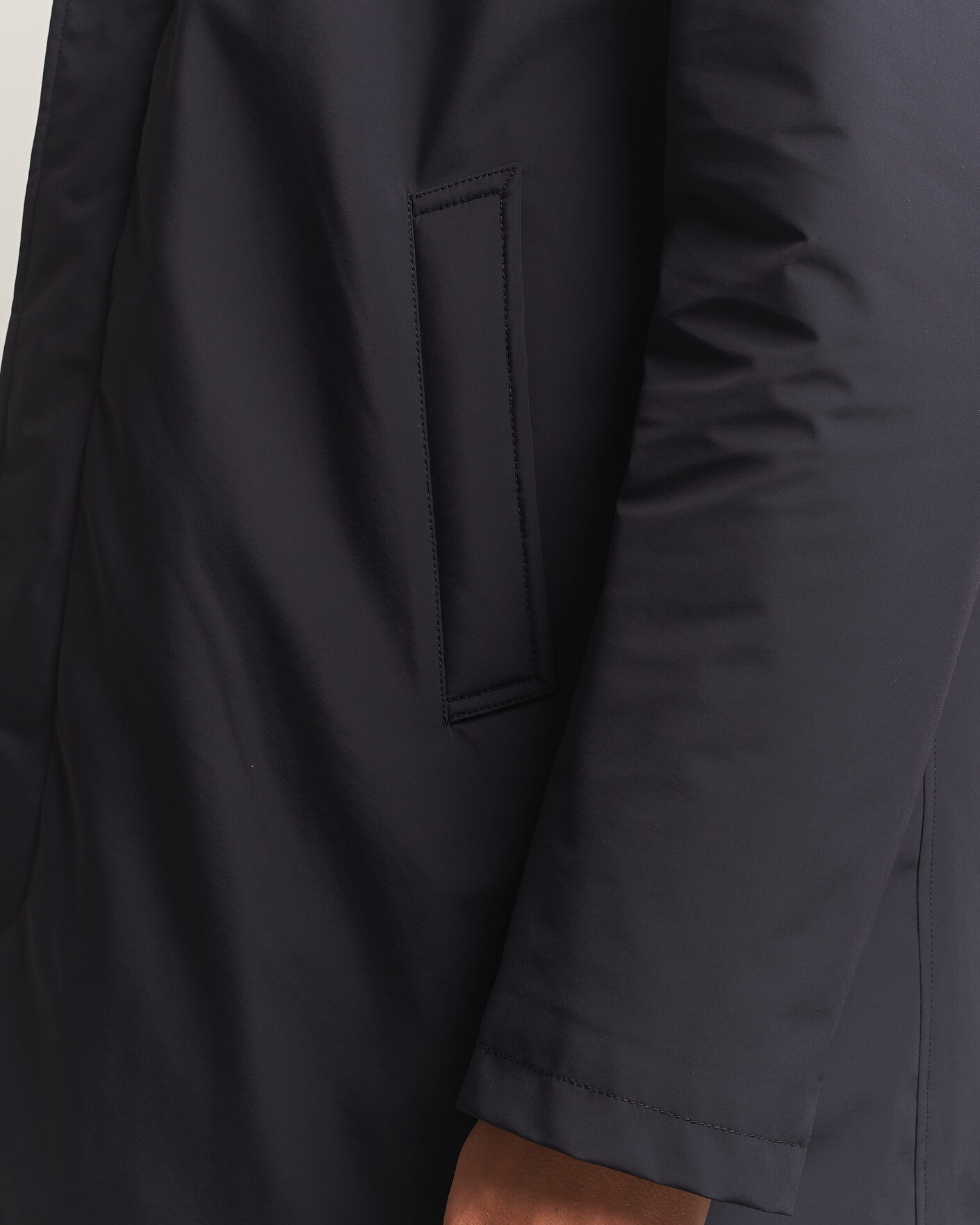 Uomini | Giacche | Oscar Jacobson | Zipped Padded Car Coat Navy