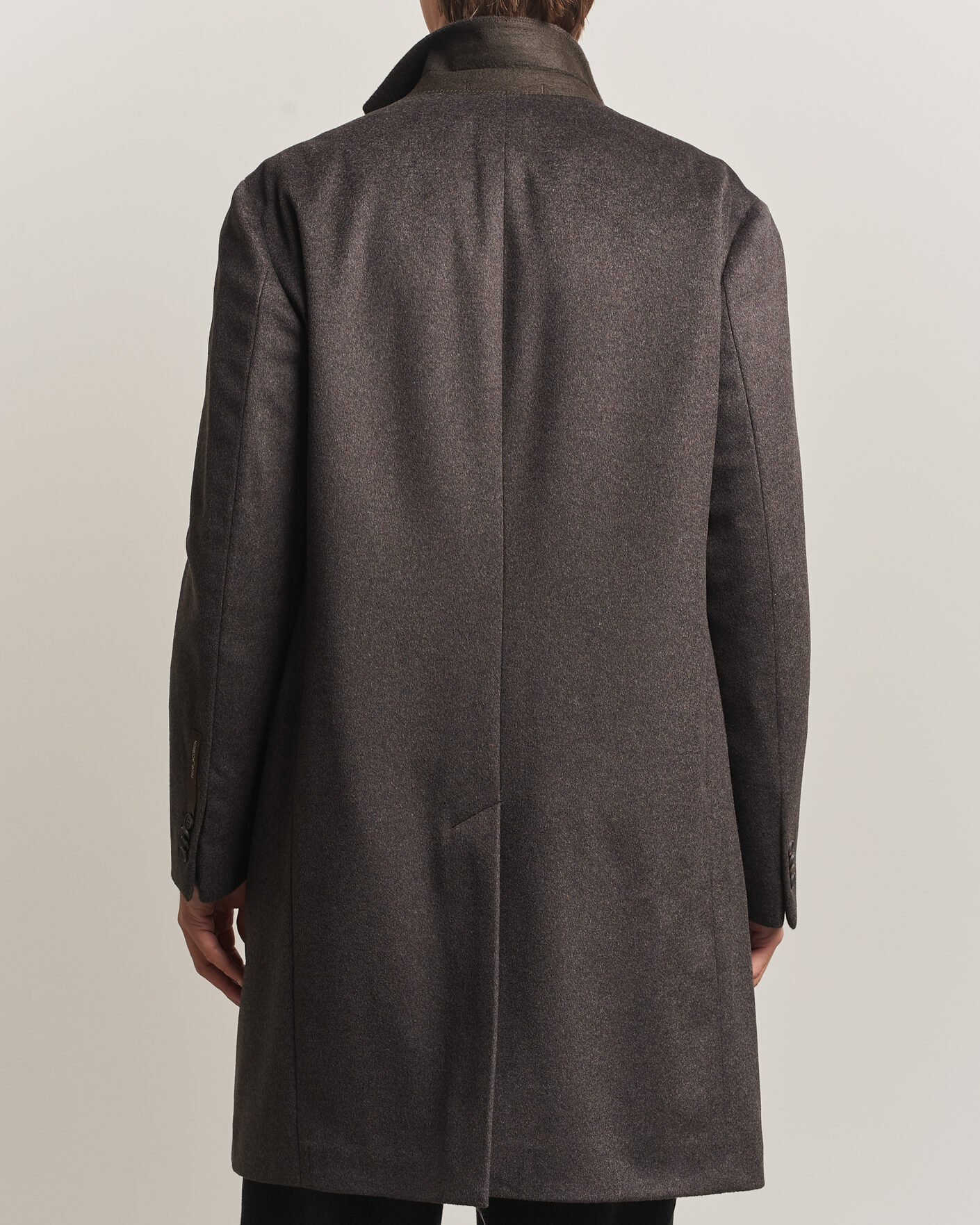 Uomini | Giacche | Oscar Jacobson | Sergio Wool Coat Brown