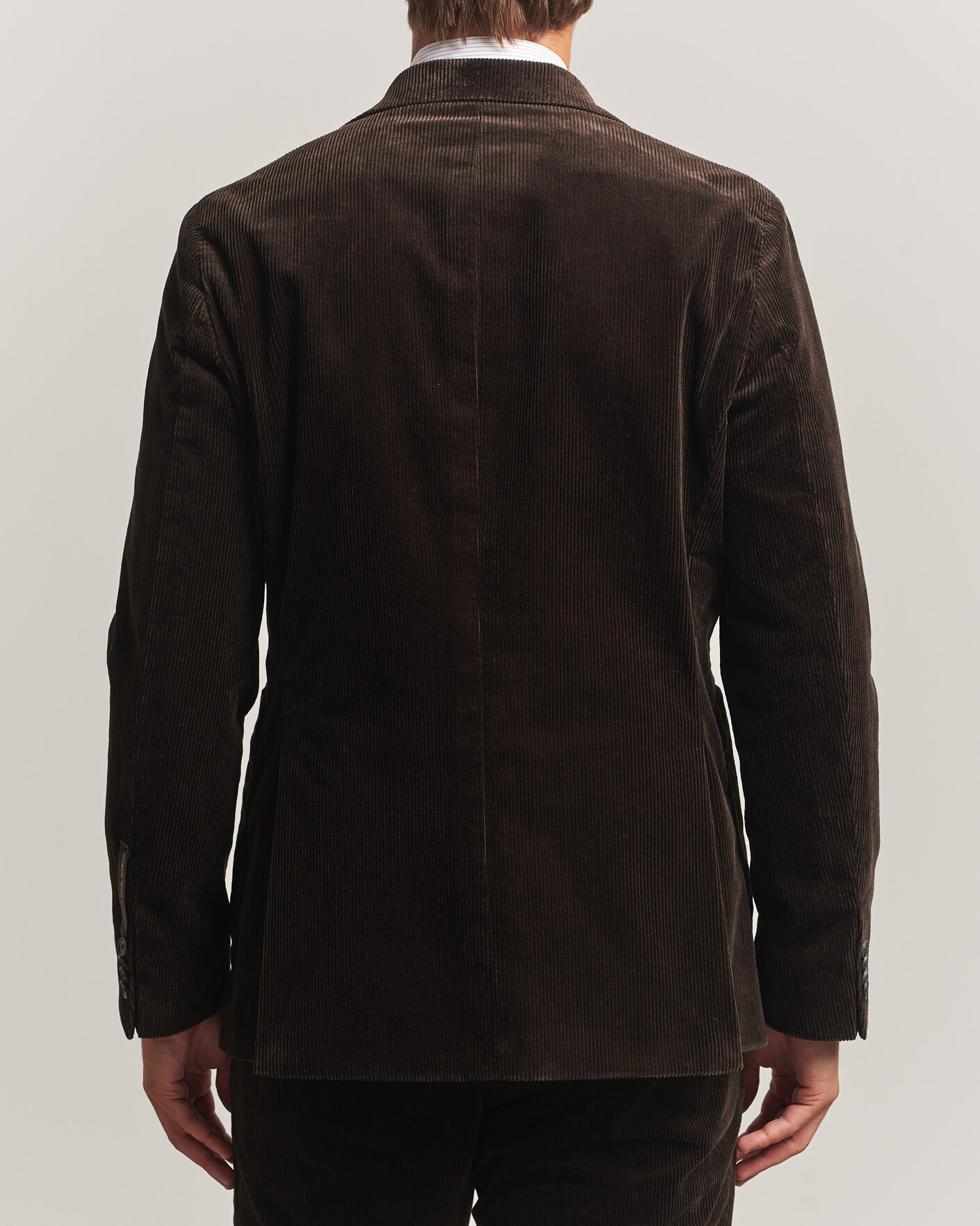 Uomini | Blazers | Oscar Jacobson | Fogerty Patch Pocket Cord Blazer Dark Brown