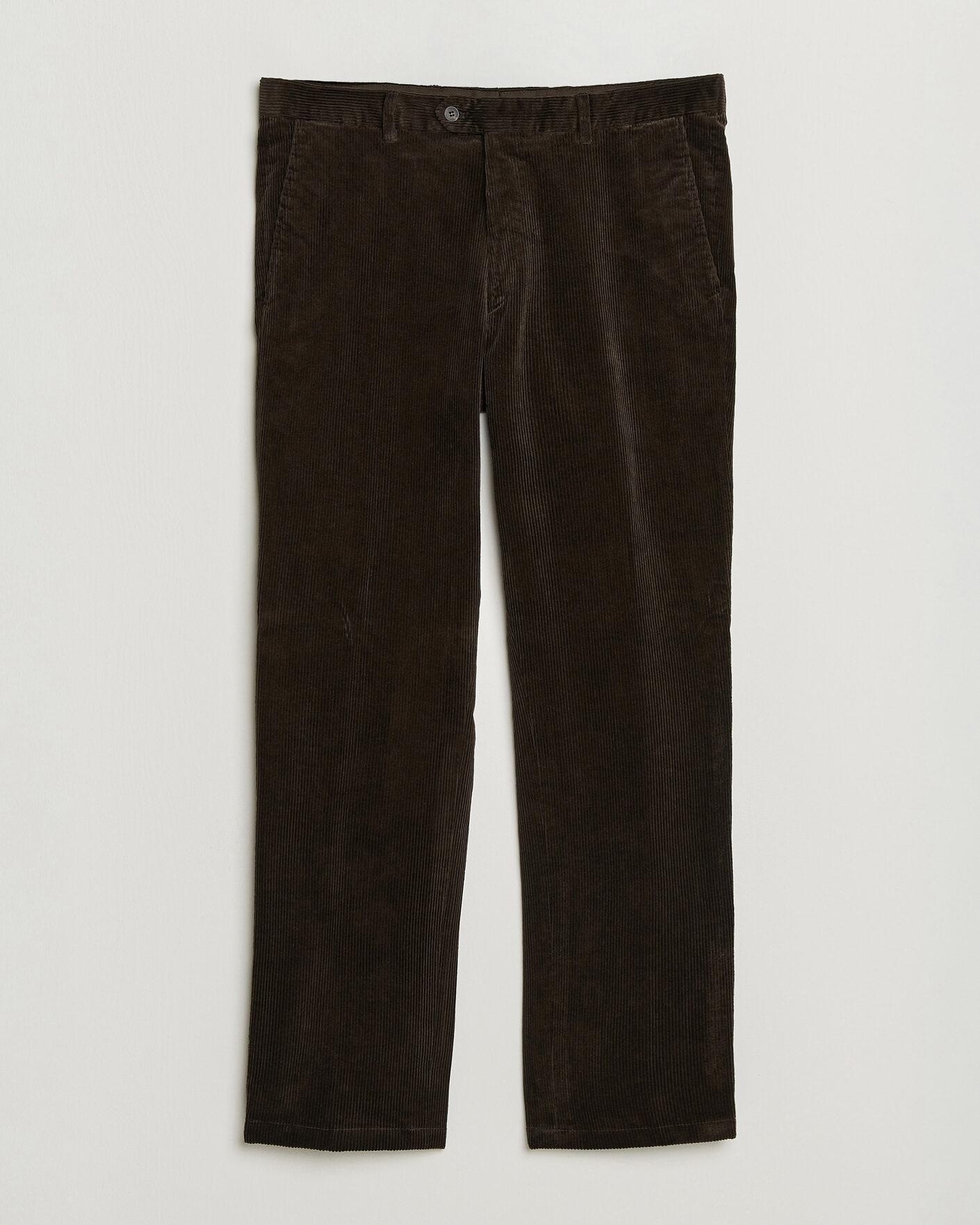 Uomini | Pantaloni | Oscar Jacobson | Dandy Corduroy Trousers Dark Brown