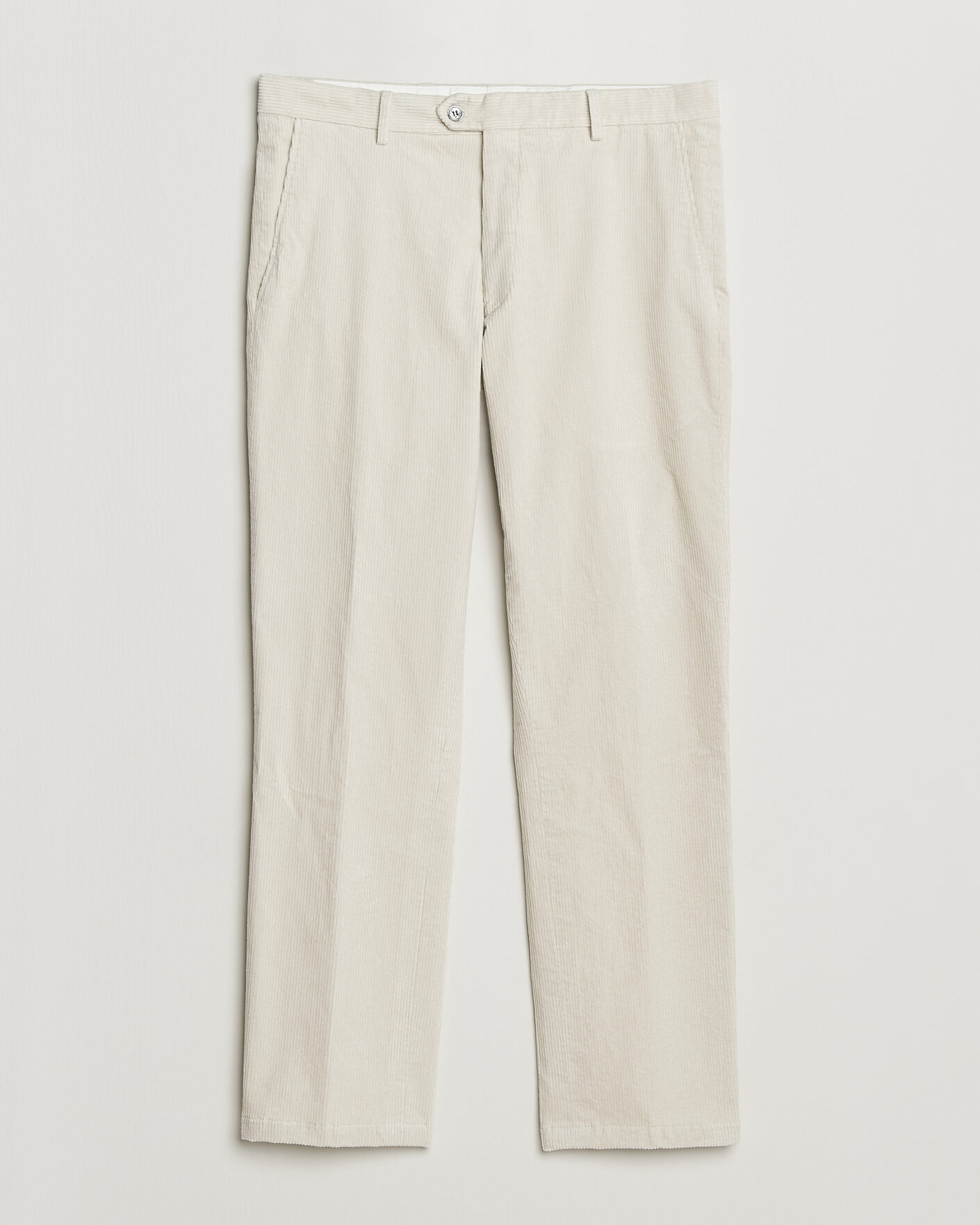 Uomini | Pantaloni | Oscar Jacobson | Dandy Corduroy Trousers White