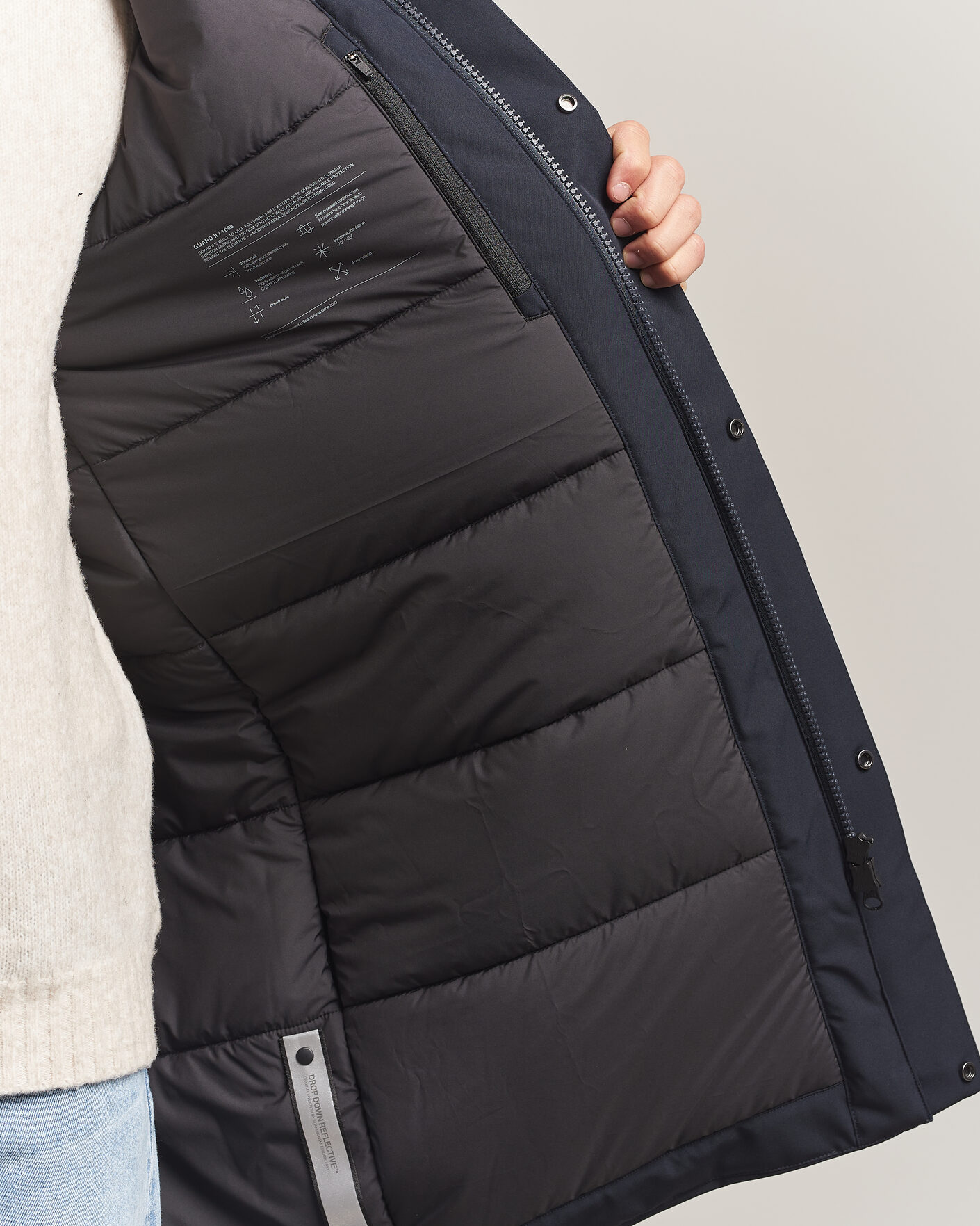 Uomini | Giacche | Scandinavian Edition | Guard II Padded Parka Midnight Blue