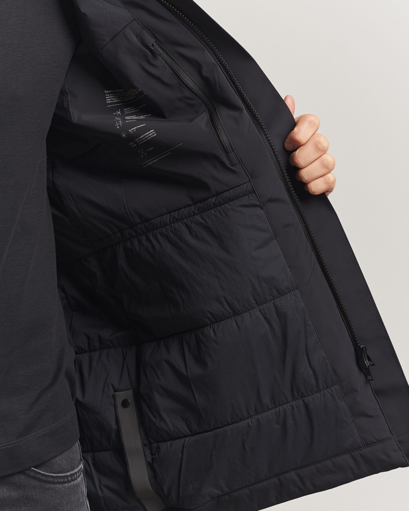 Uomini | Giacche | Scandinavian Edition | Town II APEX Waterproof Lightweight Coat Graphite