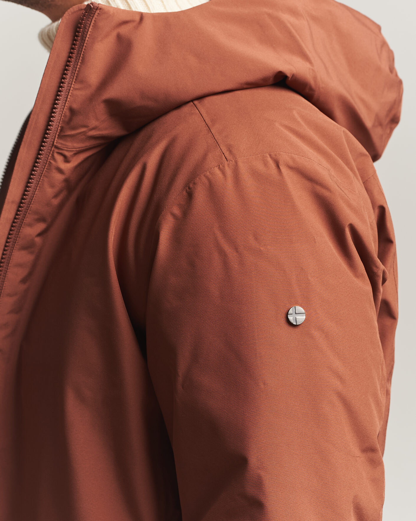 Uomini | Giacche | Scandinavian Edition | Nimbus Padded Hood Jacket Red Clay