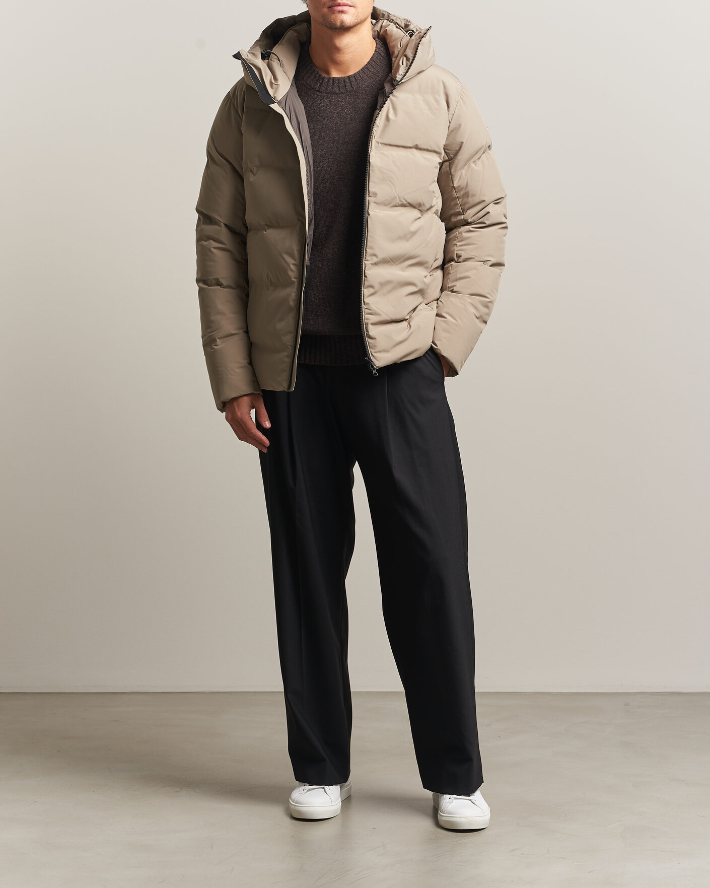 Uomini | Giacche | Scandinavian Edition | Torrent II Hooded Puffer Jacket Sand