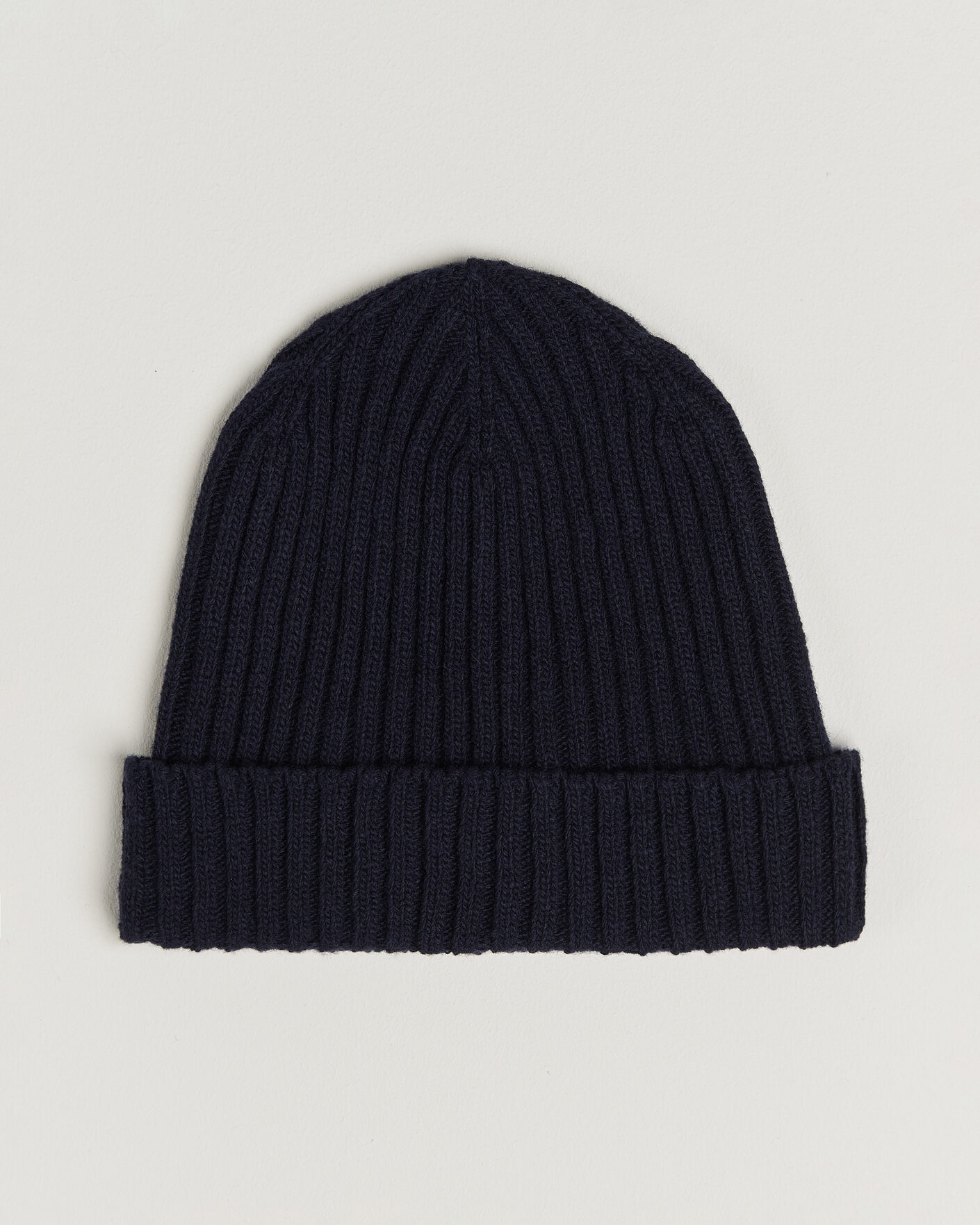 Uomini | Berretti | Stenströms | Brushed Merino Beanie  Navy